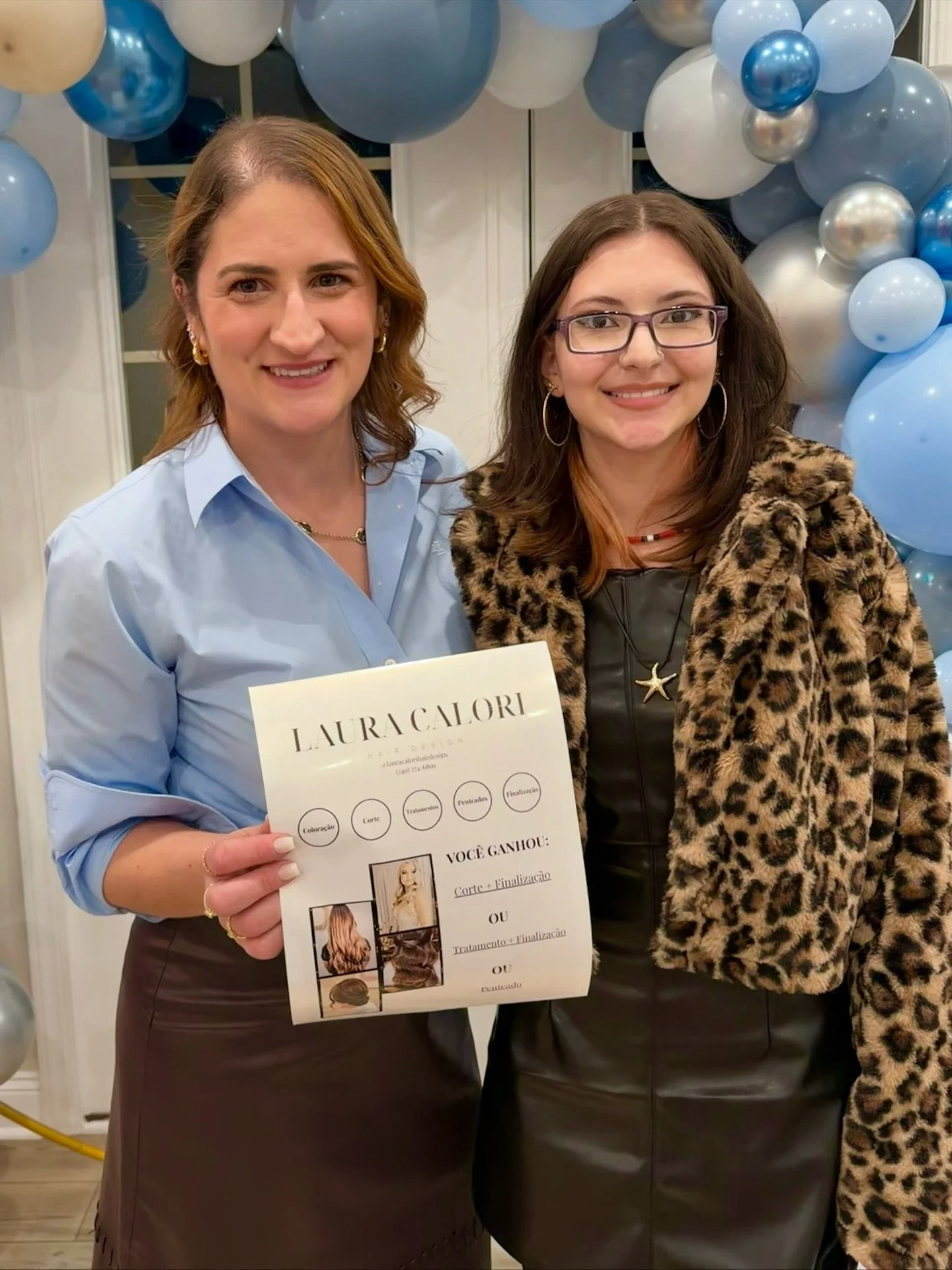 A warm thank you to @lauracalorihairdesign for taking part in our company giveaway, earning a professional hair service of their choice: haircut, treatment, or styling! We truly appreciate your participation and the great spirit you continue to bring