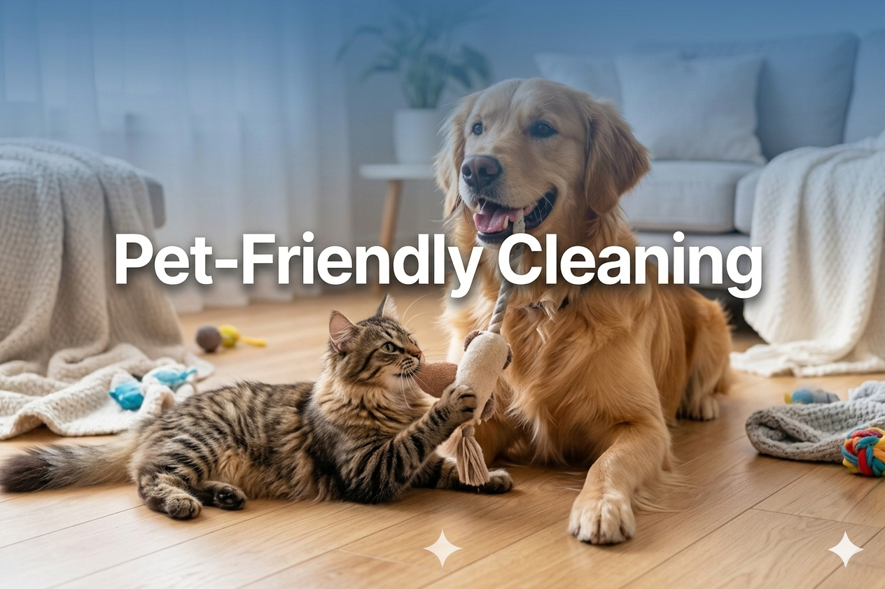 Pet-Friendly Cleaning: Why It Matters for Your Home and Your Pets