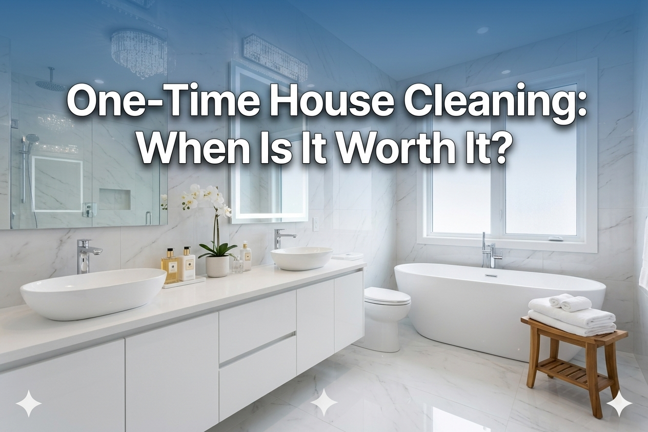 One-Time House Cleaning: When Is It Worth It?