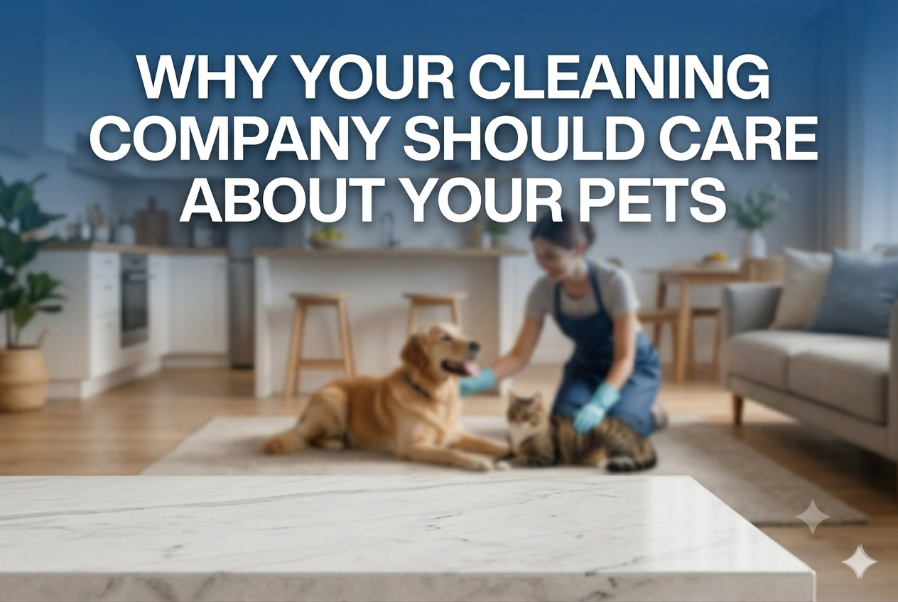 Why Your Cleaning Company Should Care About Your Pets