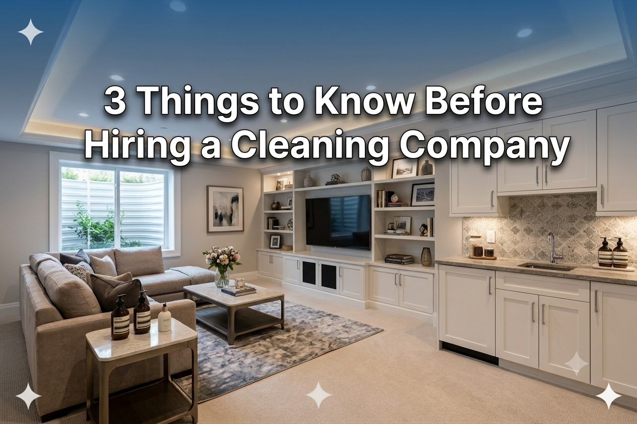3 Things to Know Before Hiring a Cleaning Company