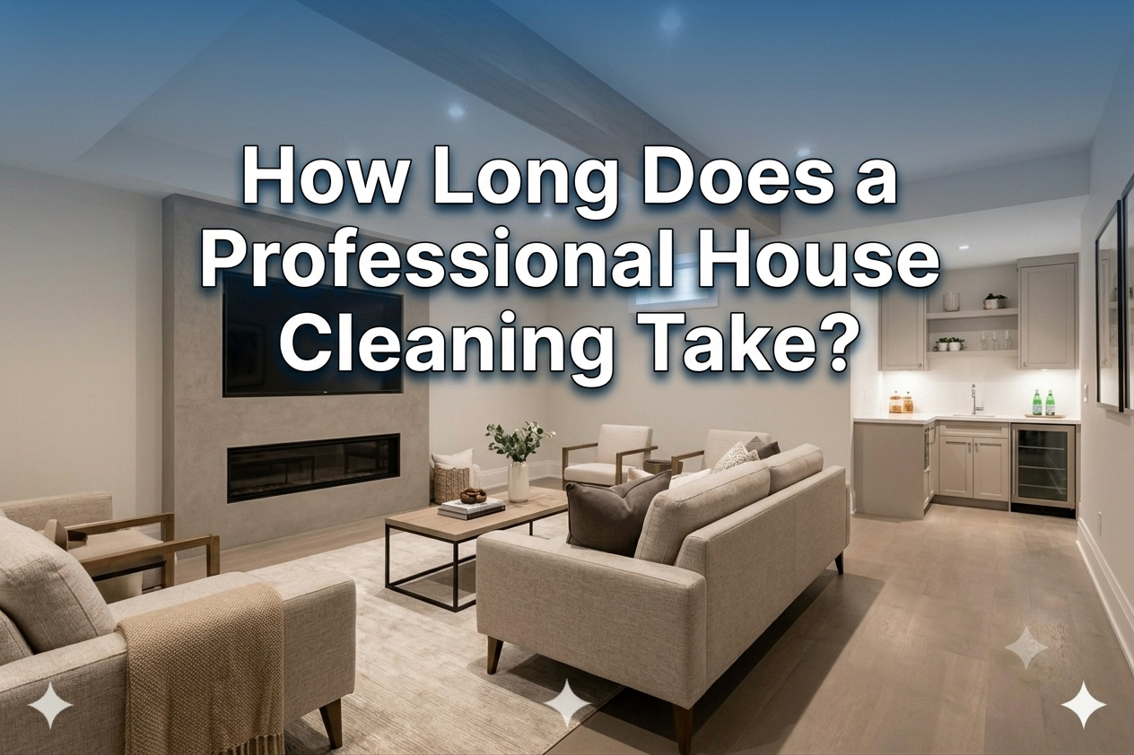 How Long Does a Professional House Cleaning Take?