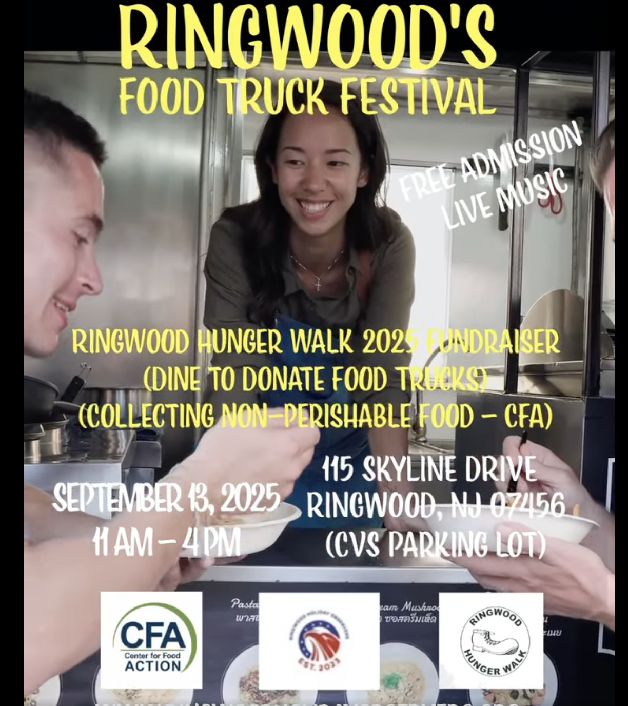 Ringwood Holiday Observers' 2nd Annual Food Truck Festival