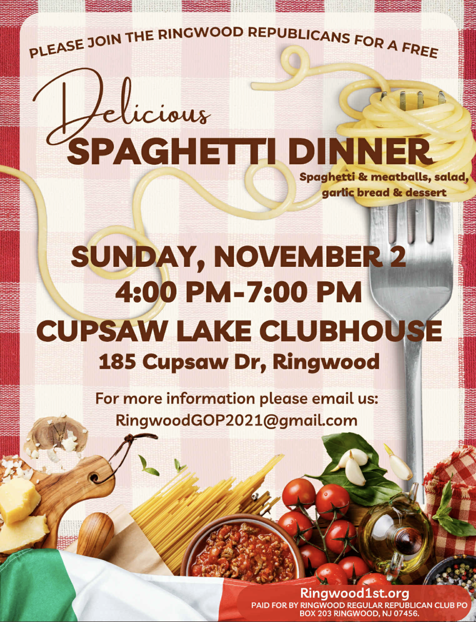 🍝 Free Community Spaghetti Dinner — Sunday, November 2