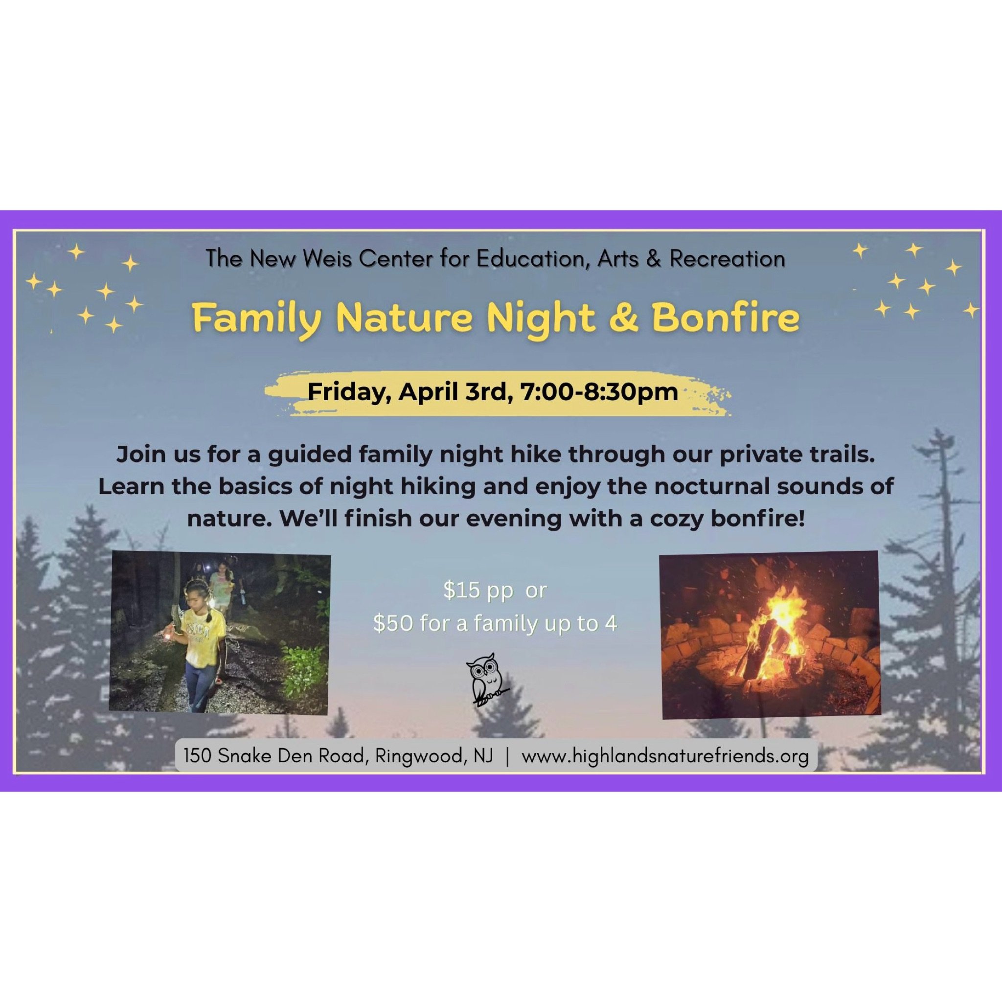 Family Nature Night & Bonfire