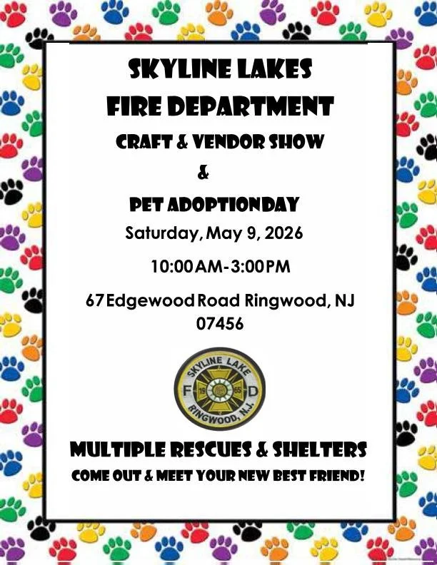 Skyline Lakes Fire Department Craft & Vendor Show + Pet Adoption Day