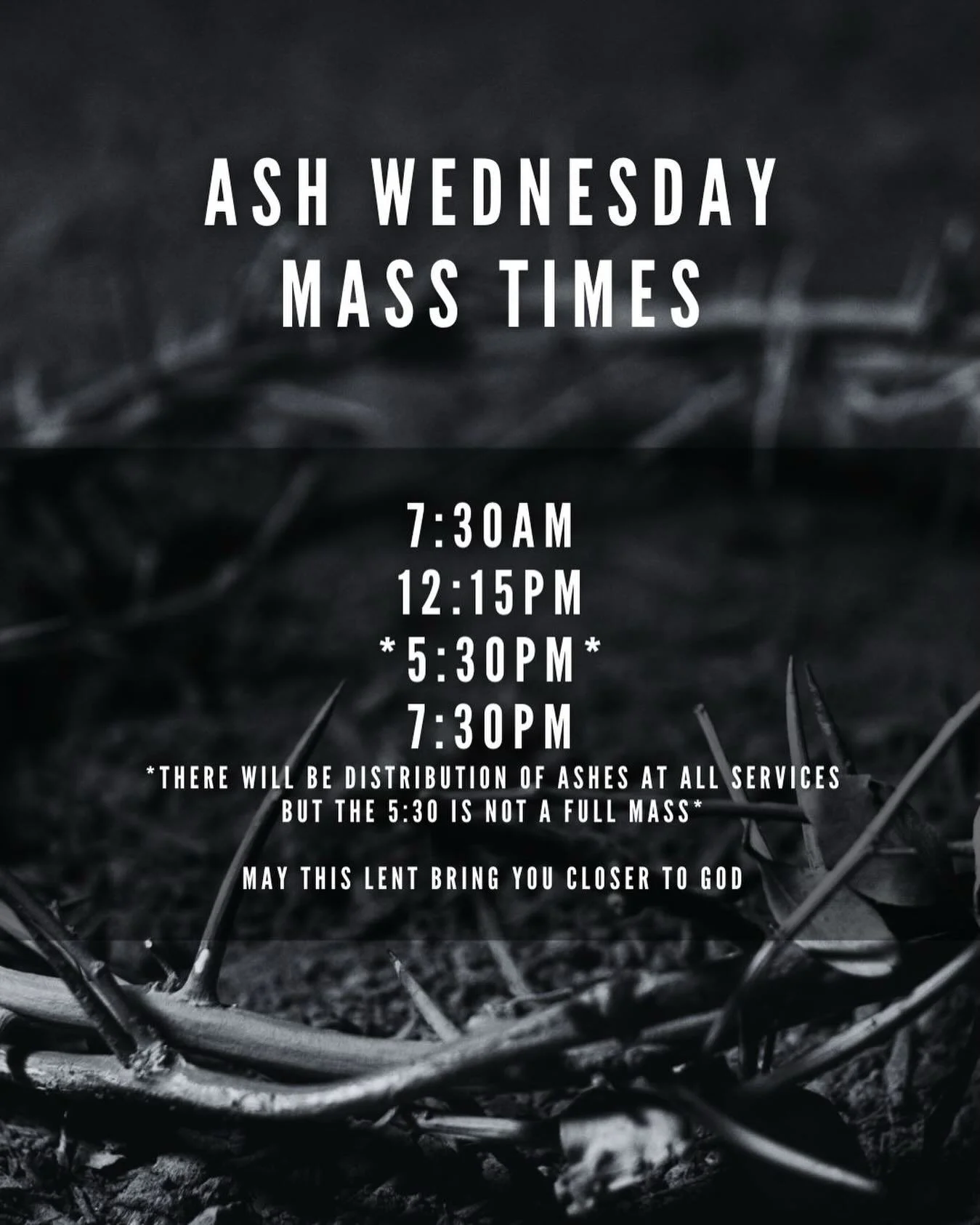 Tomorrow is Ash Wednesday! Try to make it to a mass or service to receive your ashes as a start to the Lenten season! #rutgers #catholic