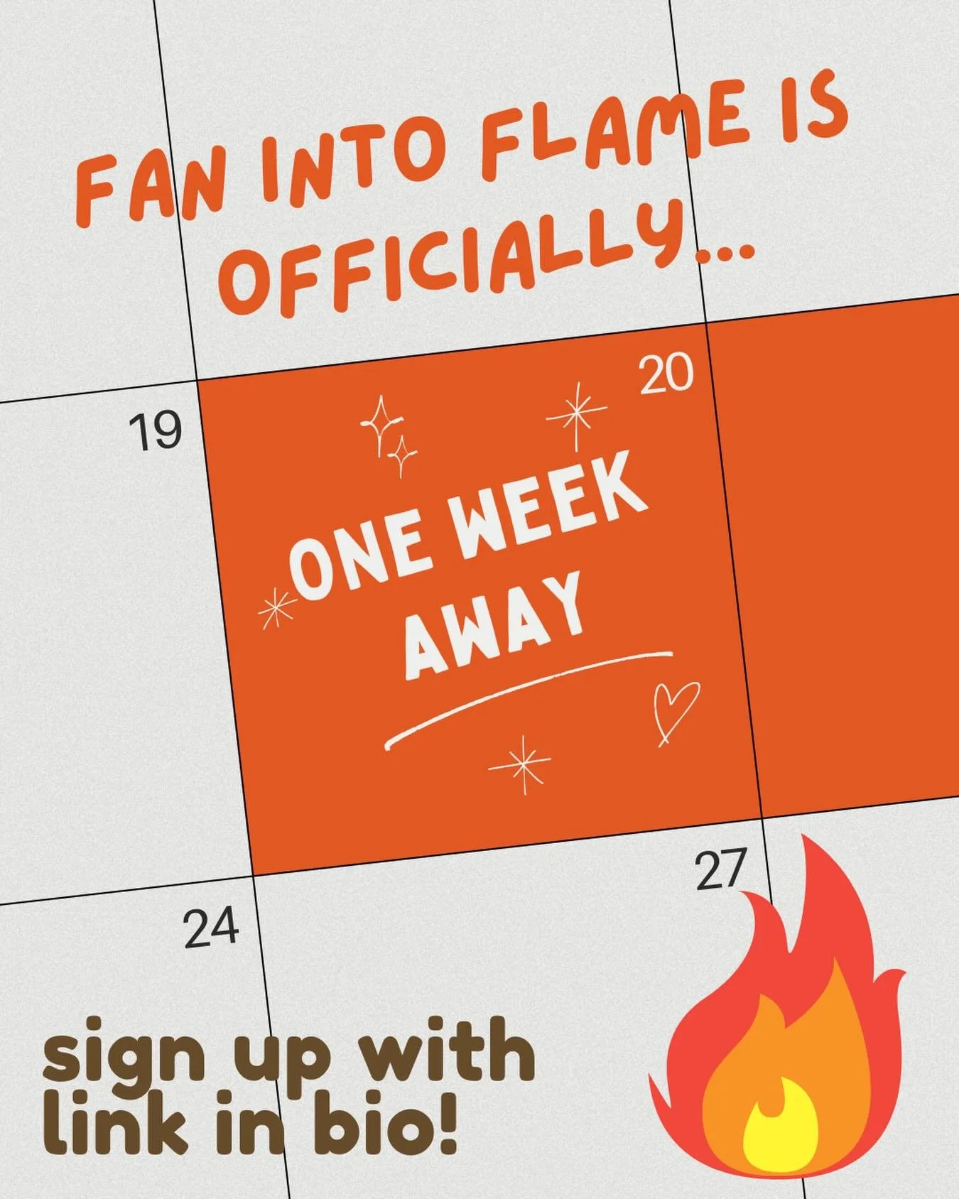 Only week away from Fan Into Flame 🔥🔥🔥🔥 Use the link in bio to sign up ‼️‼️

#catholic