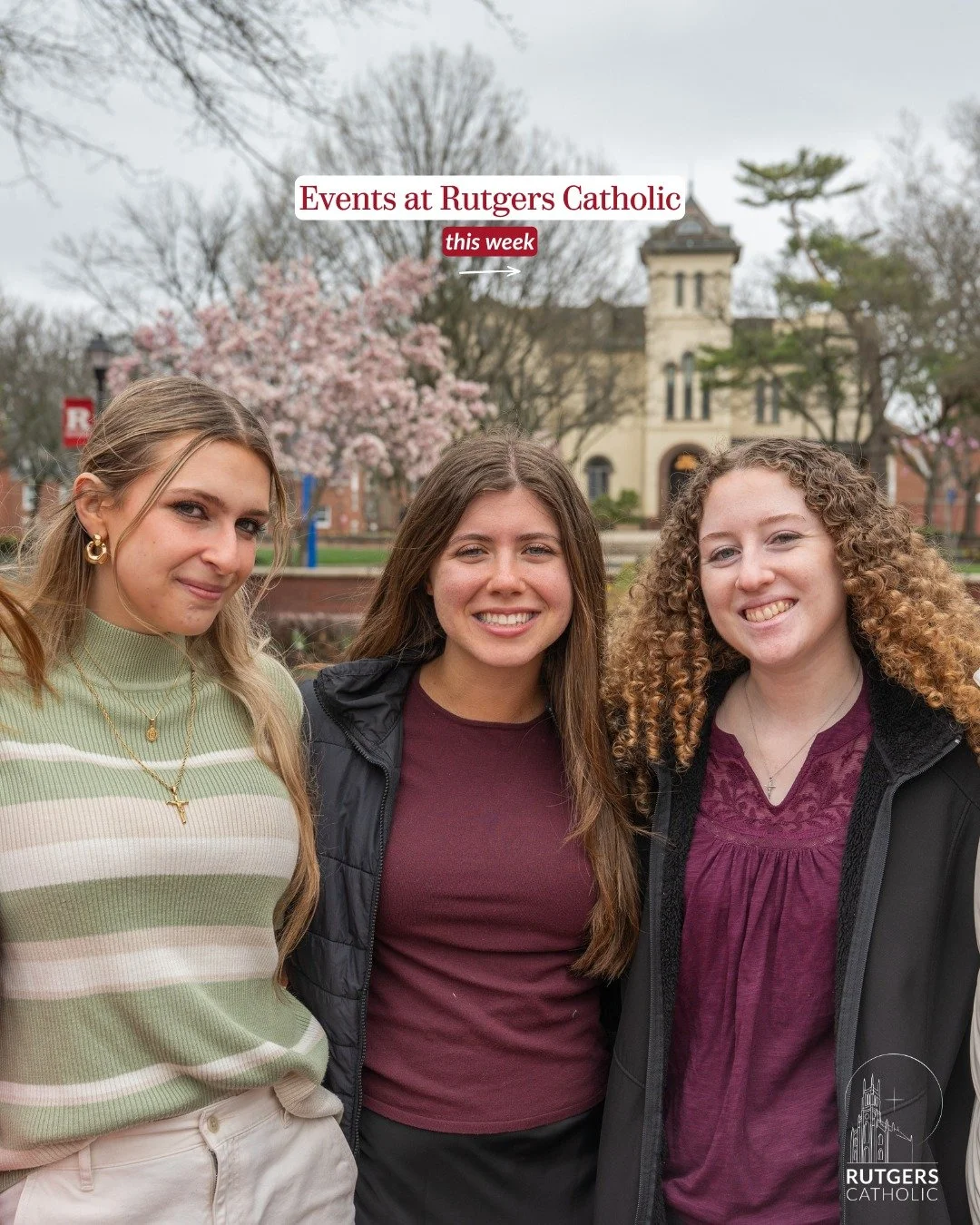 Swipe ➡️ to see what's happening at Rutgers Catholic this week!

#catholic #rutgers