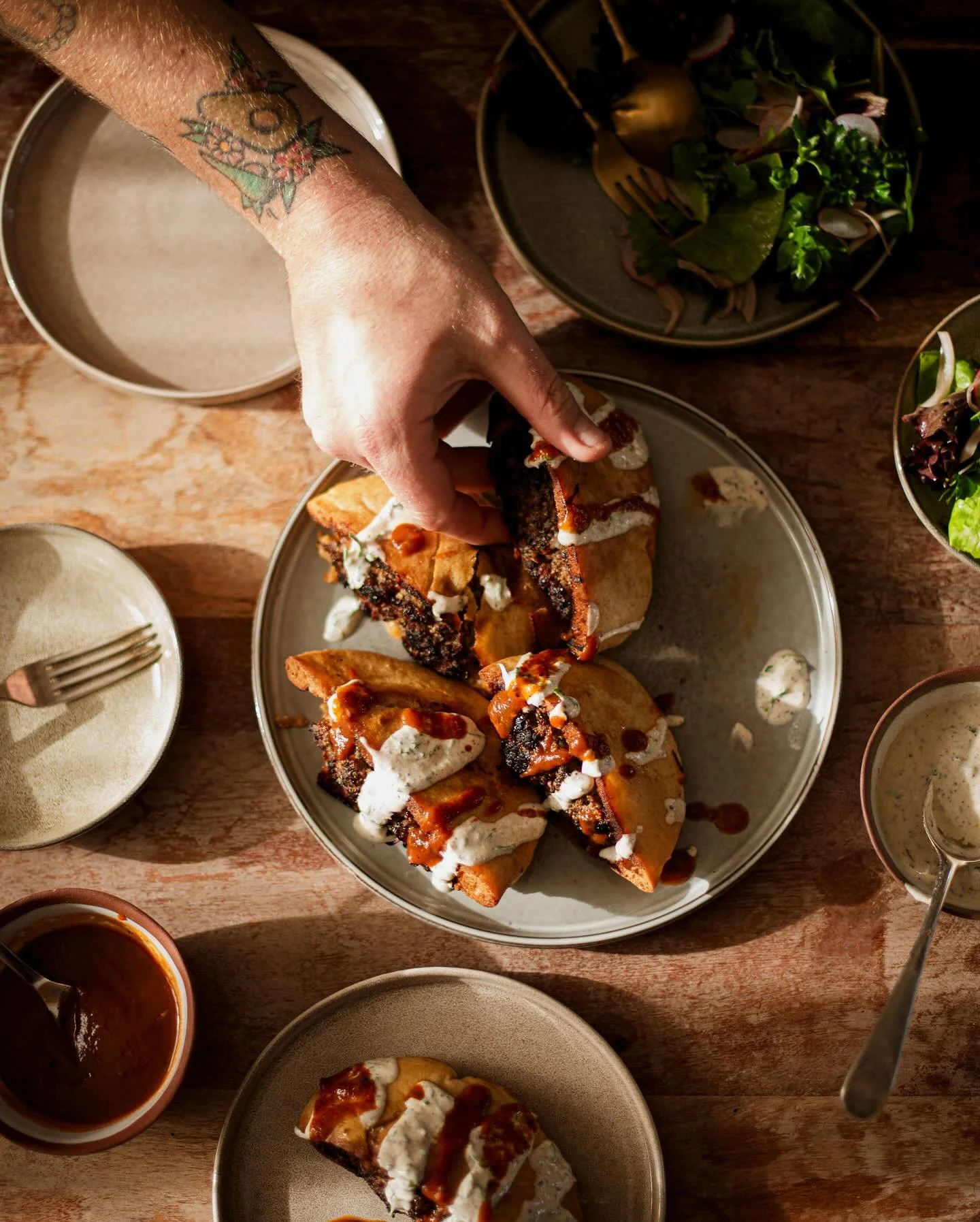 Why Love and Tahini?

Sharing this is new for me. I&rsquo;m not always great with words, but we felt it was important to explain our &ldquo;why&rdquo; and everything that comes with it. Simply put, love and tahini are my two favorite ingredients to c