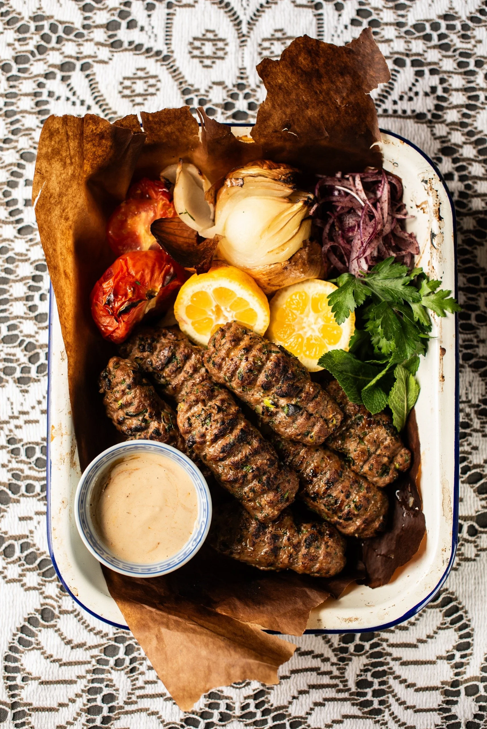 Lamb kofta from the streets of Lebanon 
