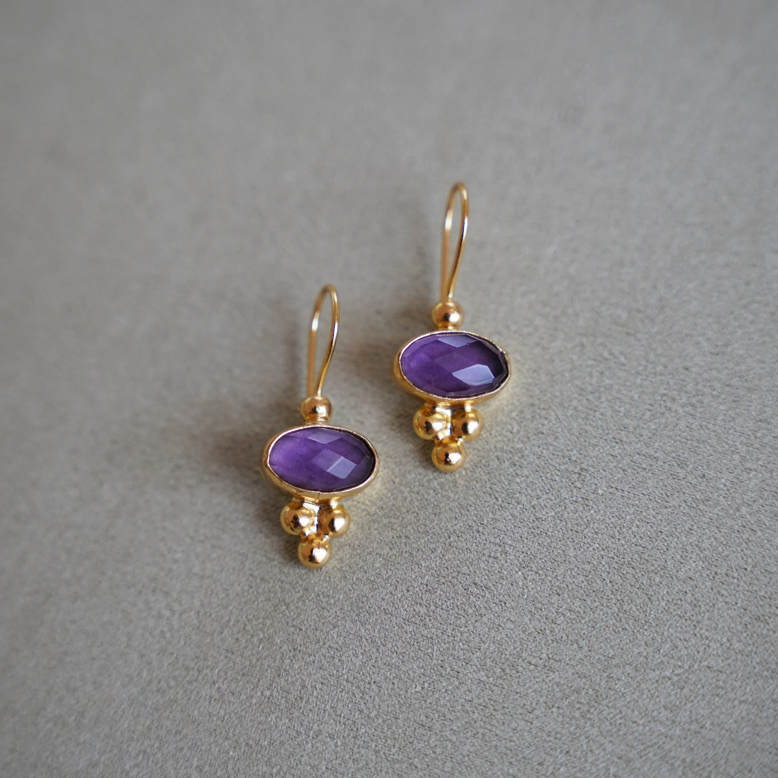 Amethyst Elegant Earrings