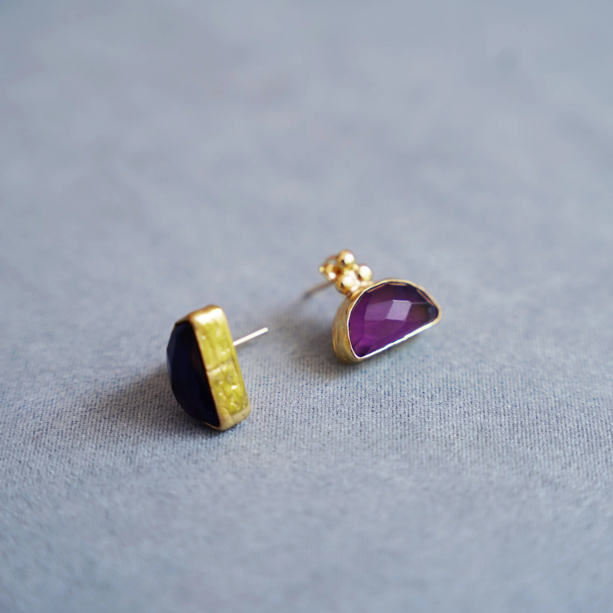Art Deco Amethyst Earrings