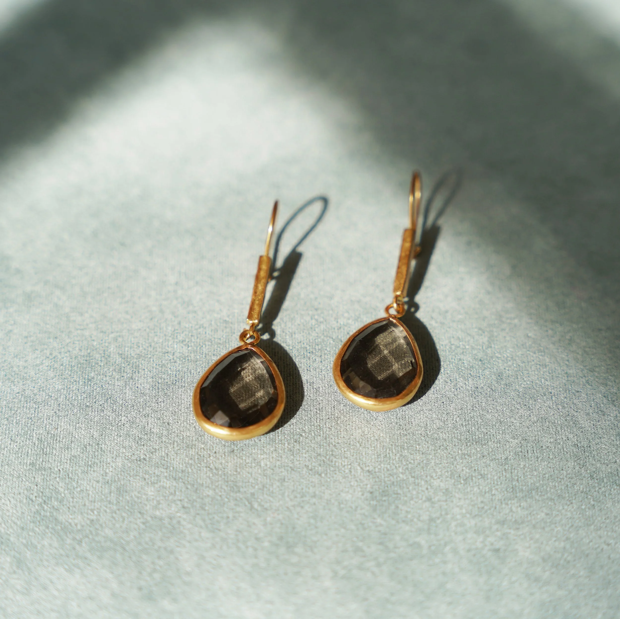 Smoky Quartz Earrings