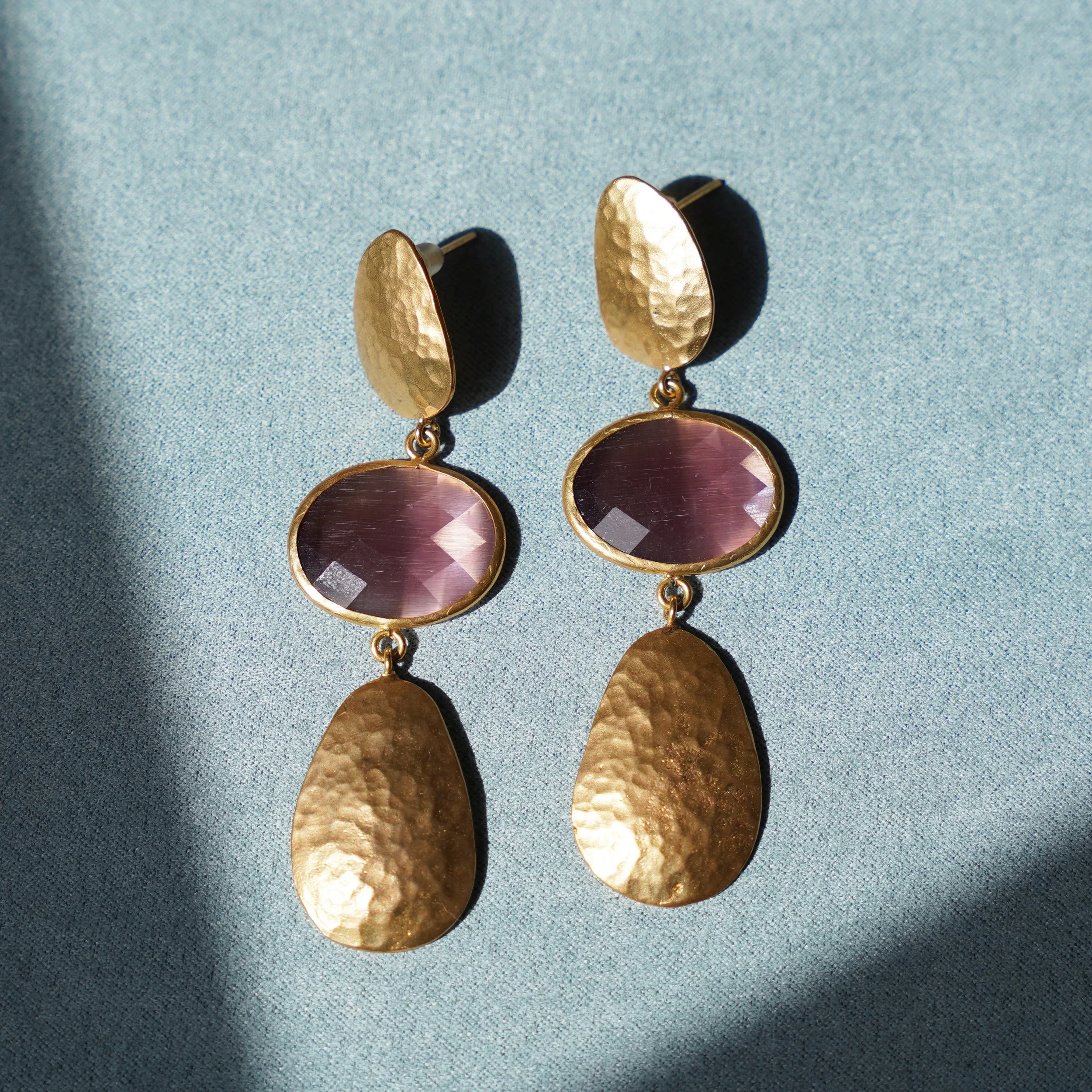 Cat's Eye Subtle Shimmer Earrings
