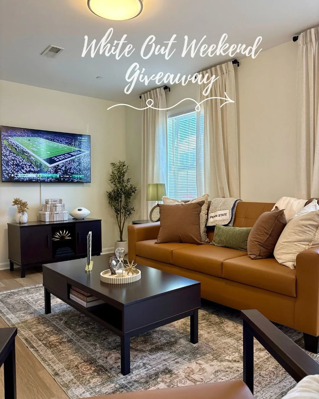 Whether you&rsquo;re cheering from home or getting ready to head to the big game, The Villas at Happy Valley has a space designed for you!

We&rsquo;re giving one lucky winner the chance to score some game day essentials, including:
👜 Villas at Happ