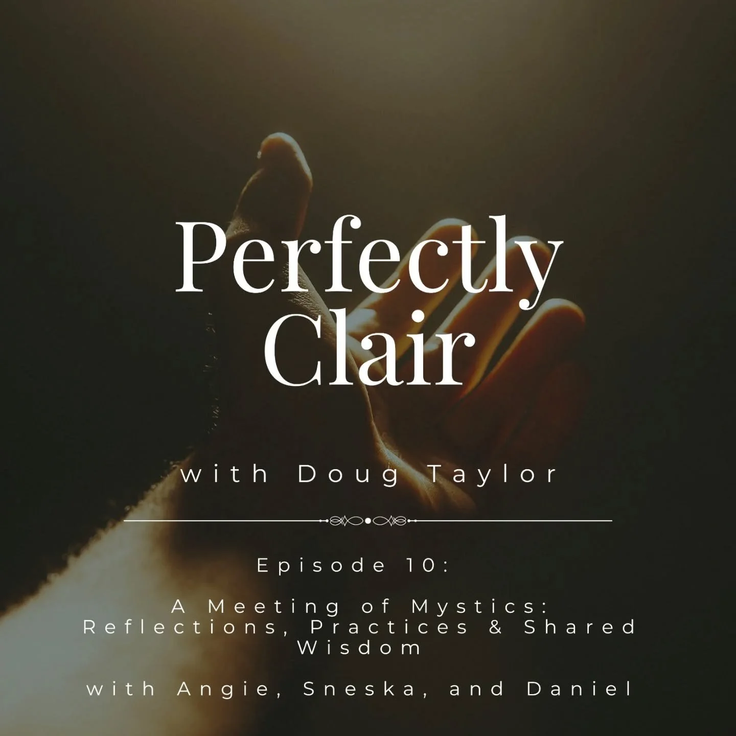 ✨ NEW EPISODE ✨
Episode 10: A Meeting of Mystics

This week, we&rsquo;re inviting you into a sacred circle. 🌀

Join Doug, Daniel, Sneska (Sandy), and Angie as we sit down for a rich, heart-led conversation about what it really means to live a spirit