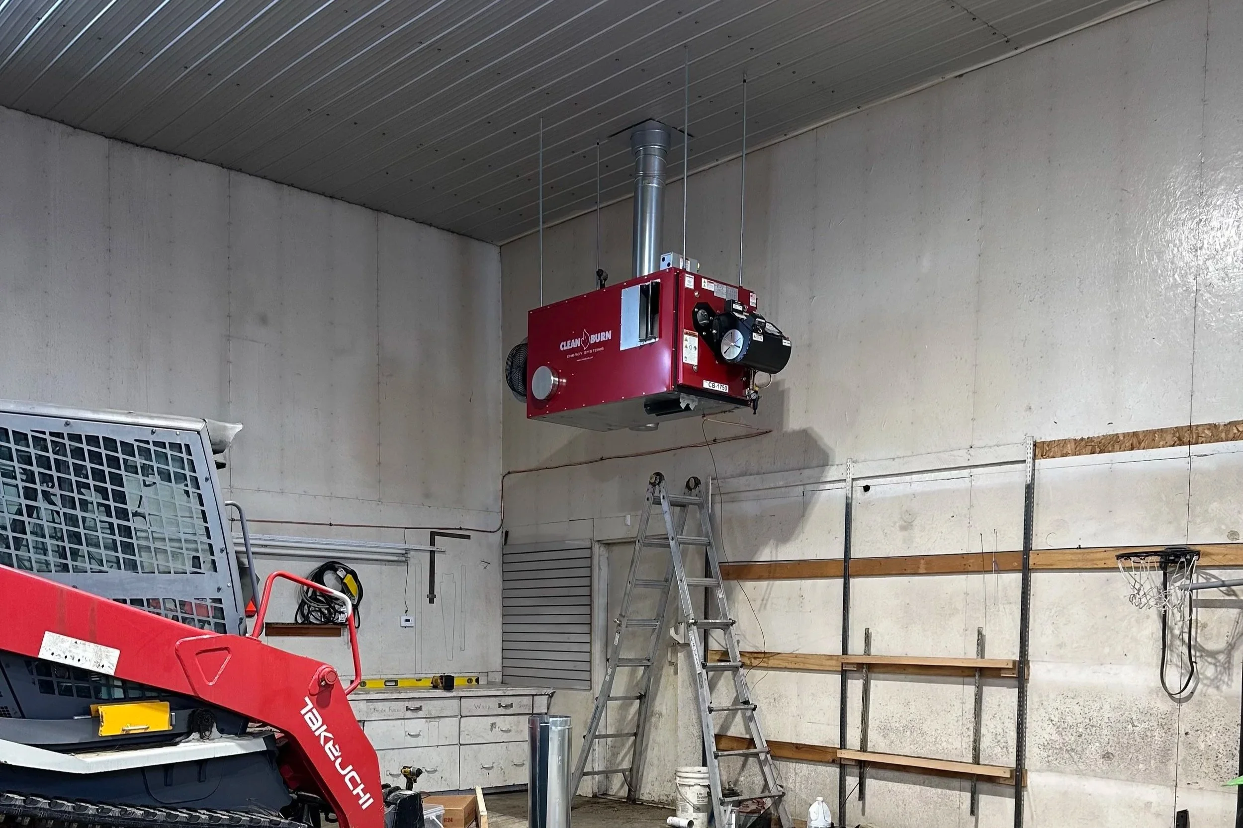 Installation of Clean Burn Furnace