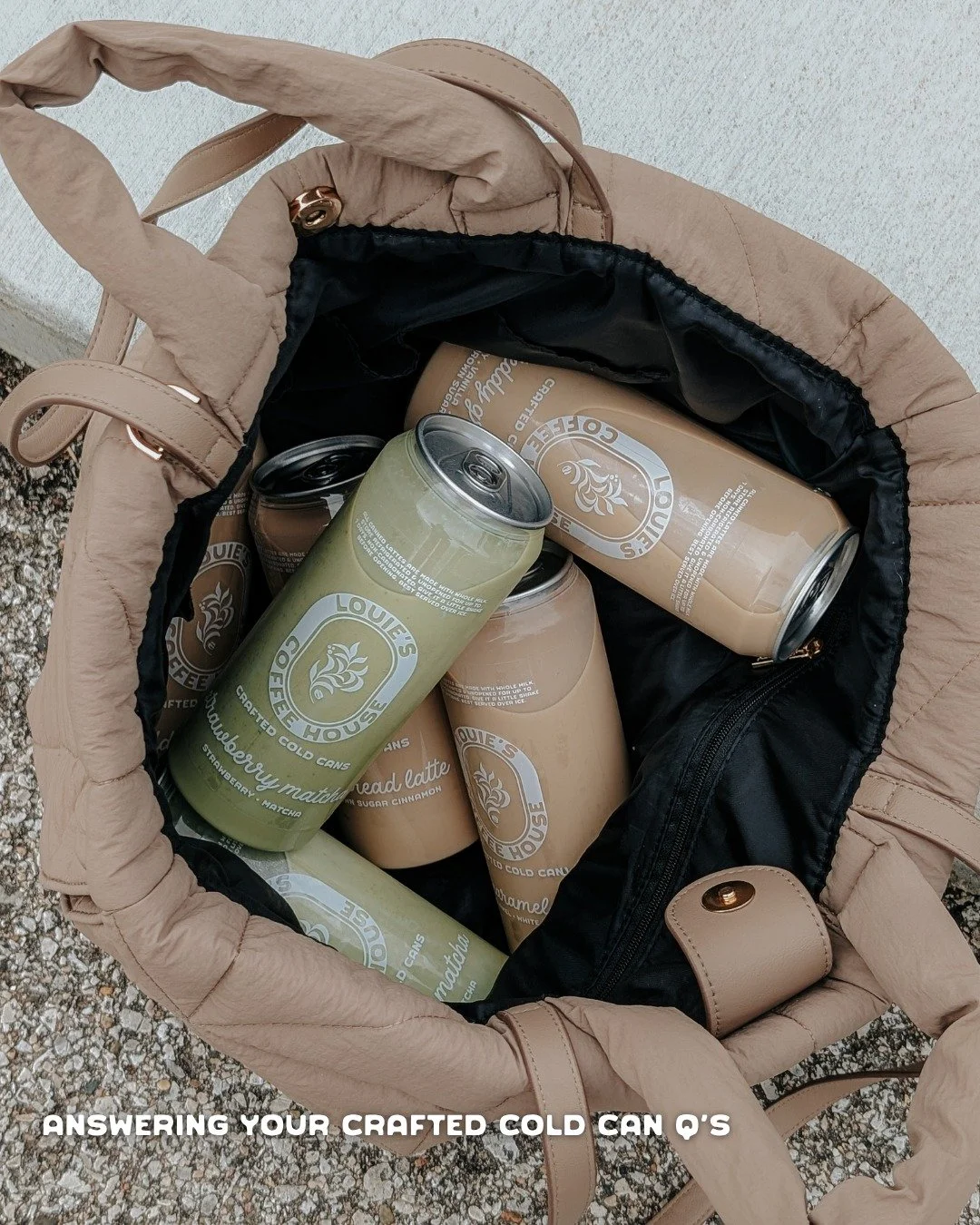 A week since launching the Crafted Cold Cans and you all are just LOVING them! We want to create a "hub" for you to find answers to your questions ✨ we'll be updating our website with this information, too! 

And yes, we're still stocked! ?