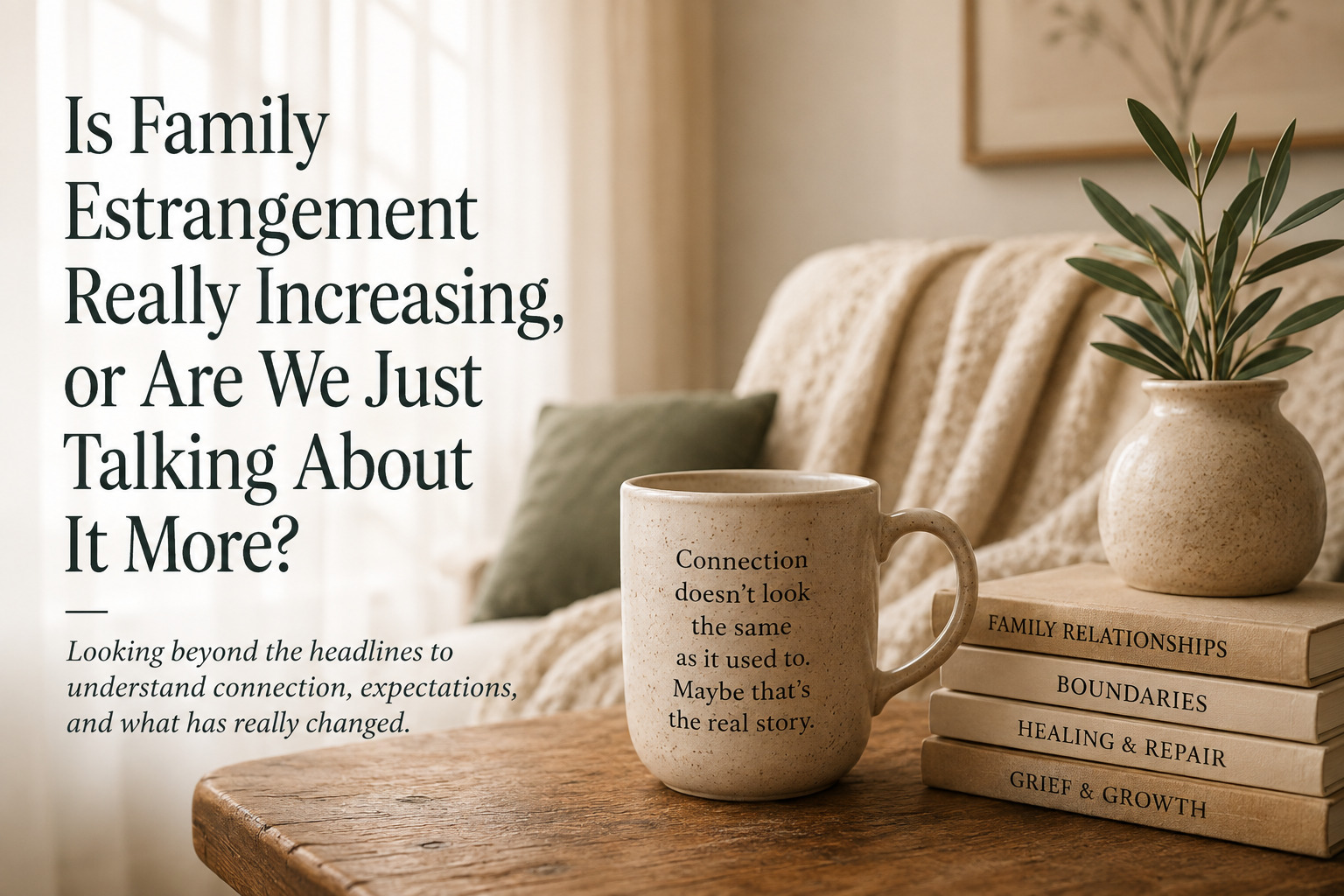 Is Family Estrangement Really Increasing, or Are We Just Talking About It More?