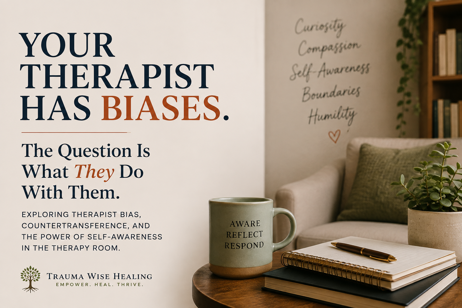 Your Therapist Has Biases. The Question: Is What Do They Do With Them?