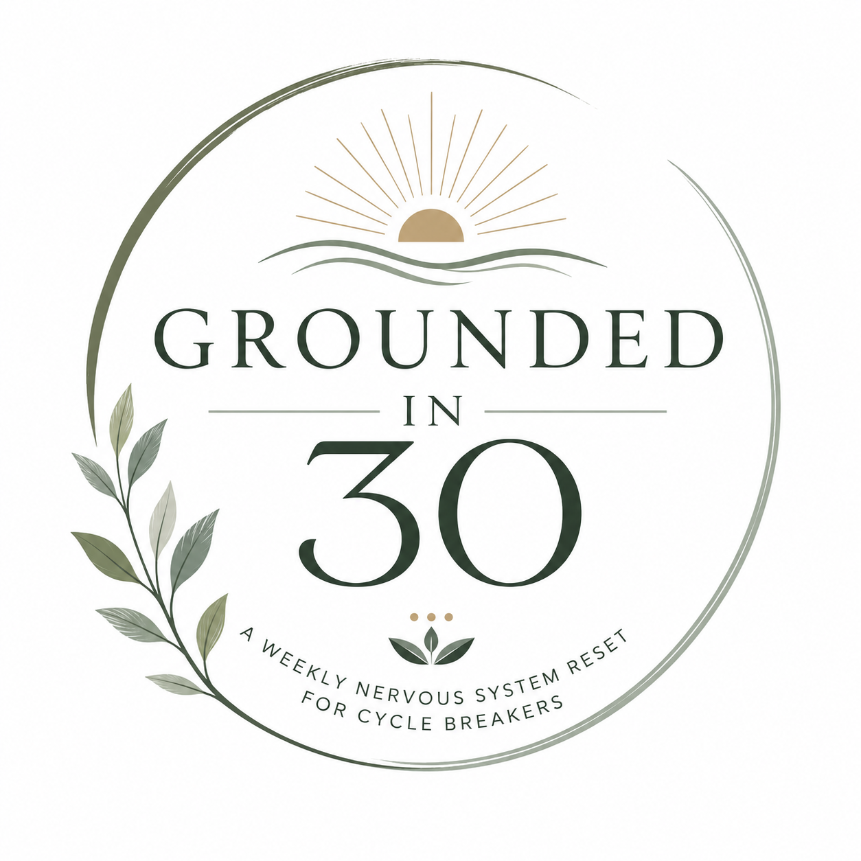Grounded in 30 -  Weekly Somatic Reset Group