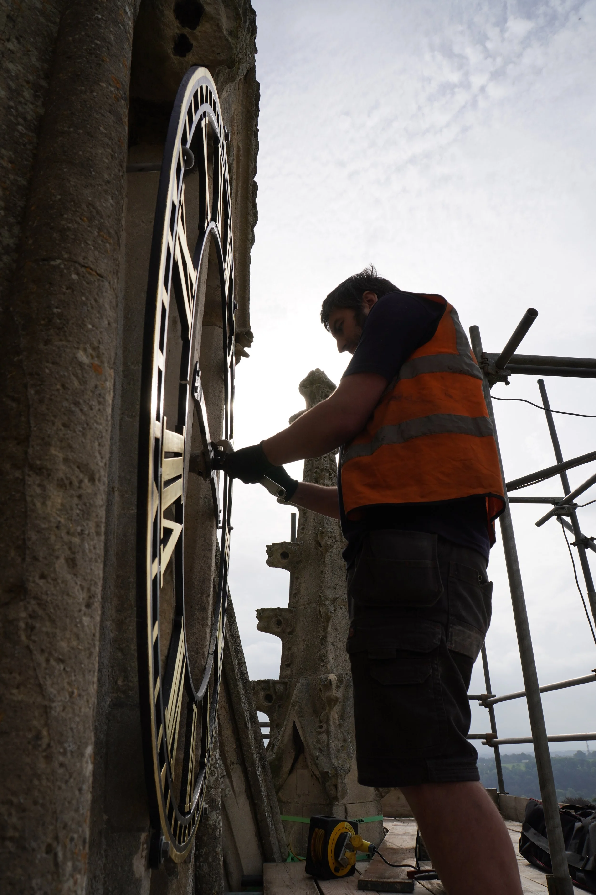 Clock and spire restoration