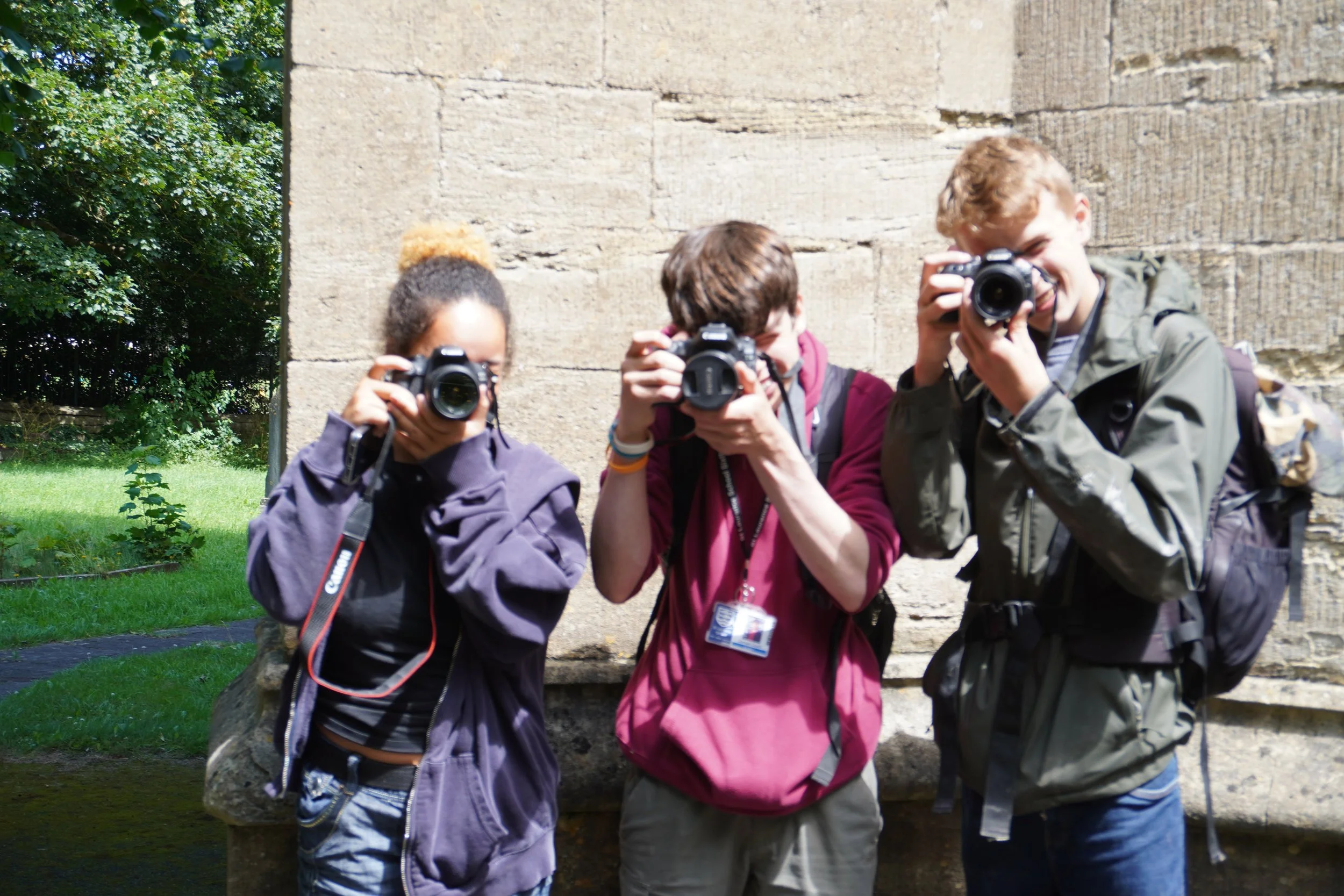 St Laurence photography students