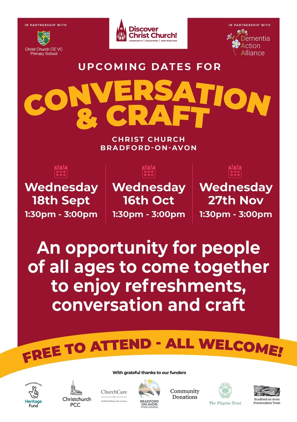Conversation and Craft - Autumn Term