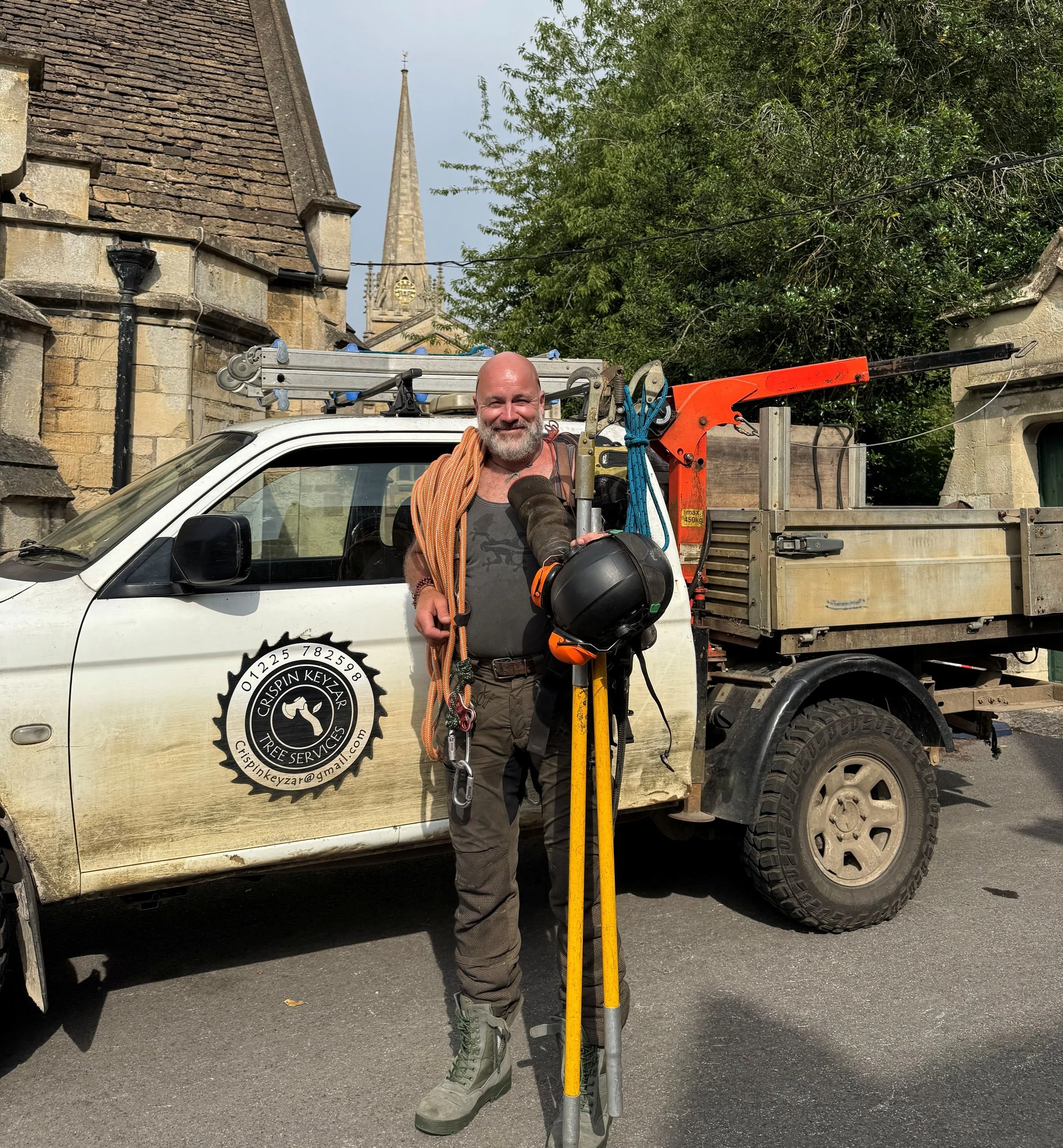 Crispin Tree Surgeon & drone rescuer