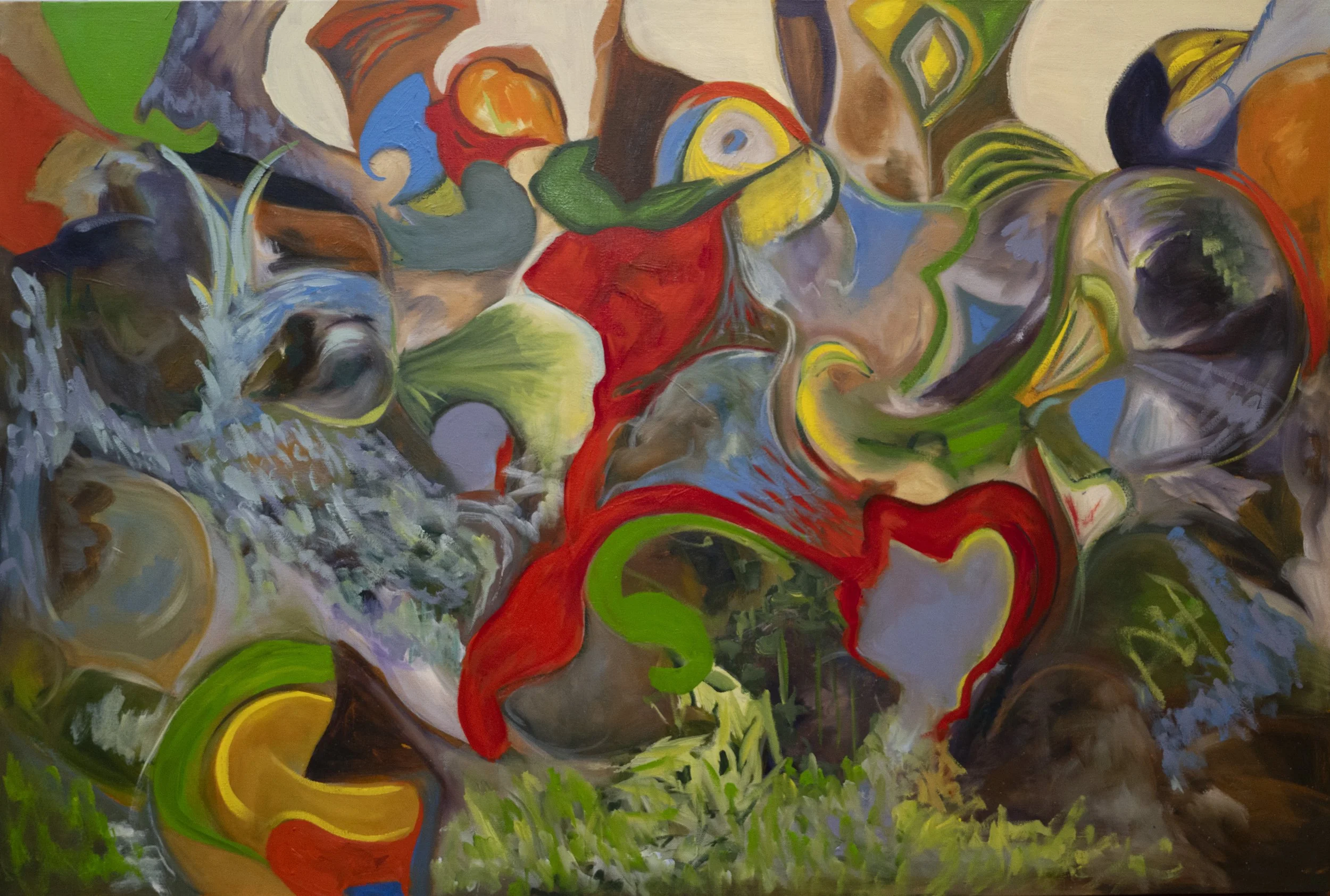 Camouflage, 2026 
Oil on linen - 32 x 48in
