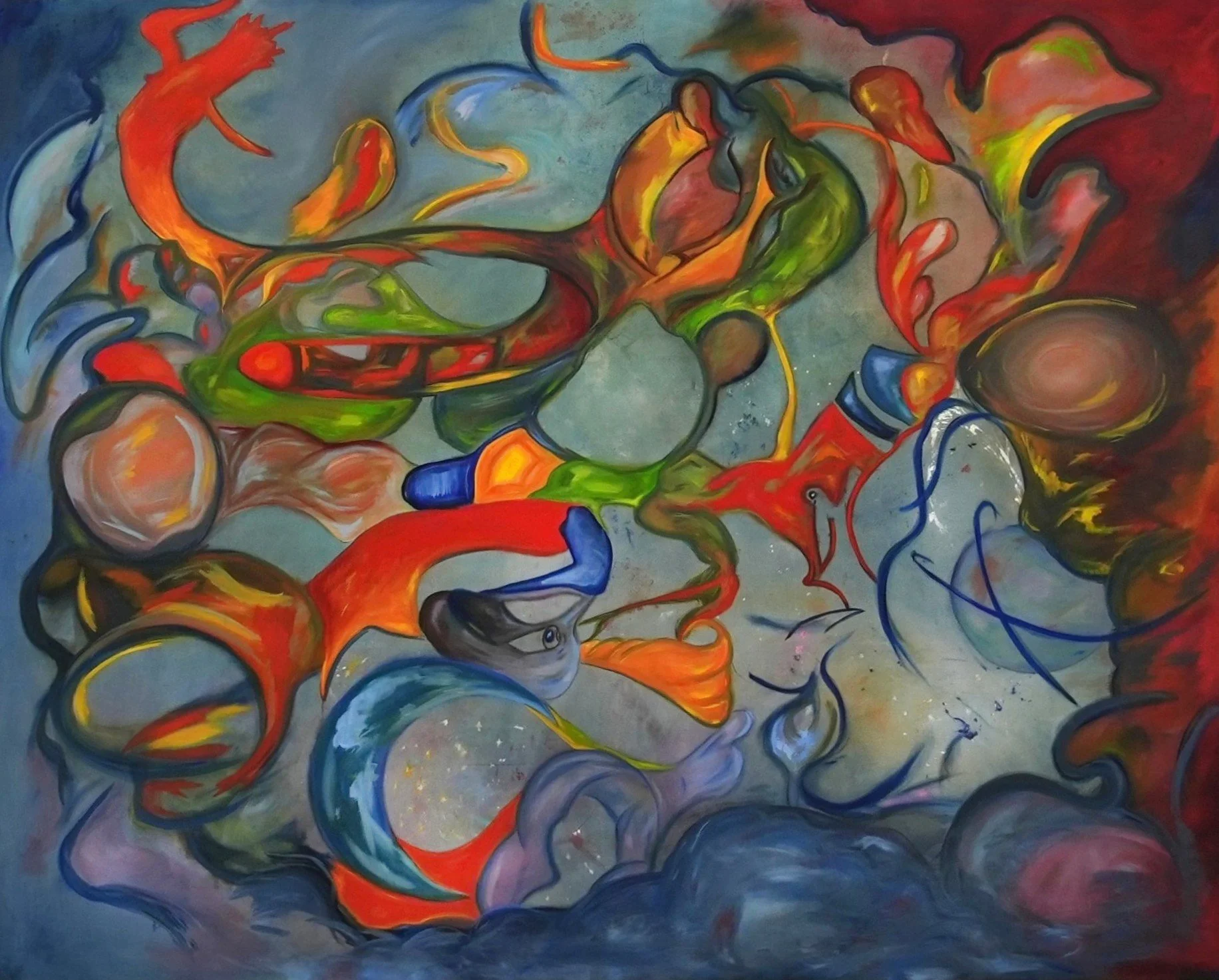 Translucizm, 2025
Acrylic and oil on canvas - 225 x 180 cm