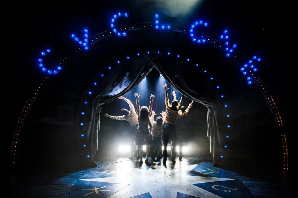 Production shot Ride the Cyclone