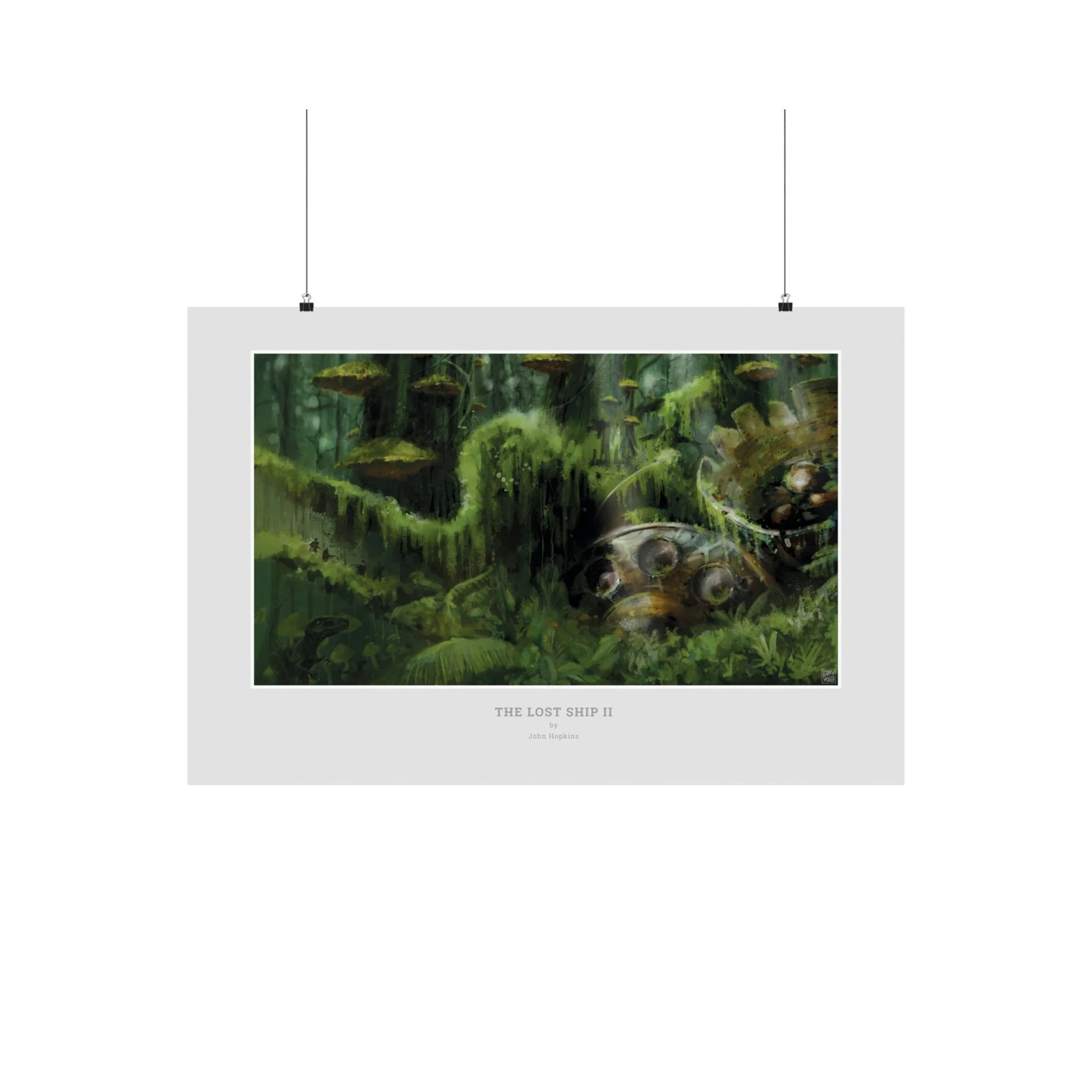 The Lost Ship II – a museum-quality giclée print by John Hopkins