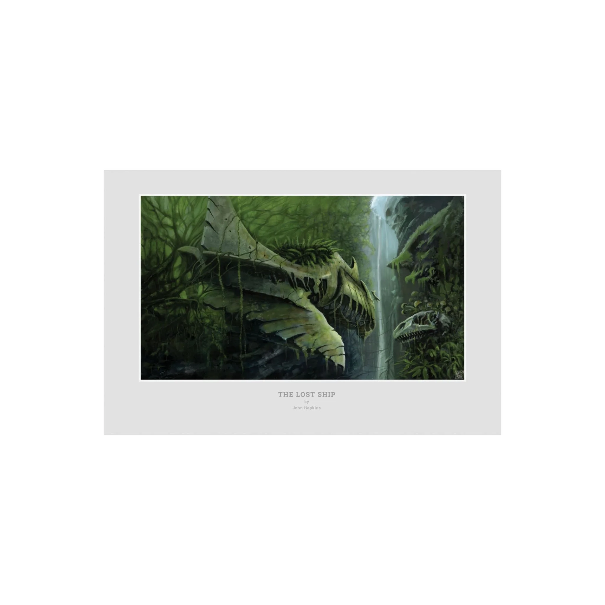 The Lost Ship – a museum-quality giclée print by John Hopkins