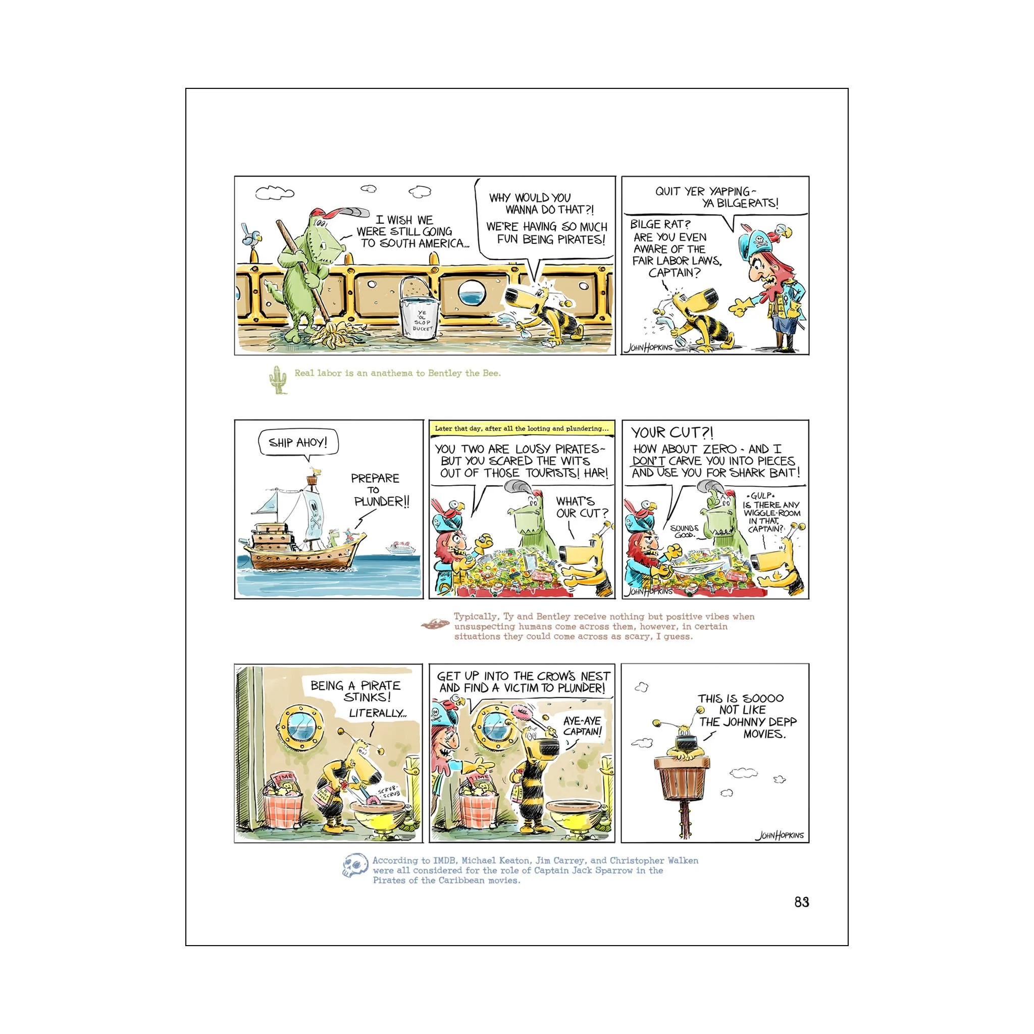 Comic strip page from Lost Cactus - The Second Treasury, comic strip anthology