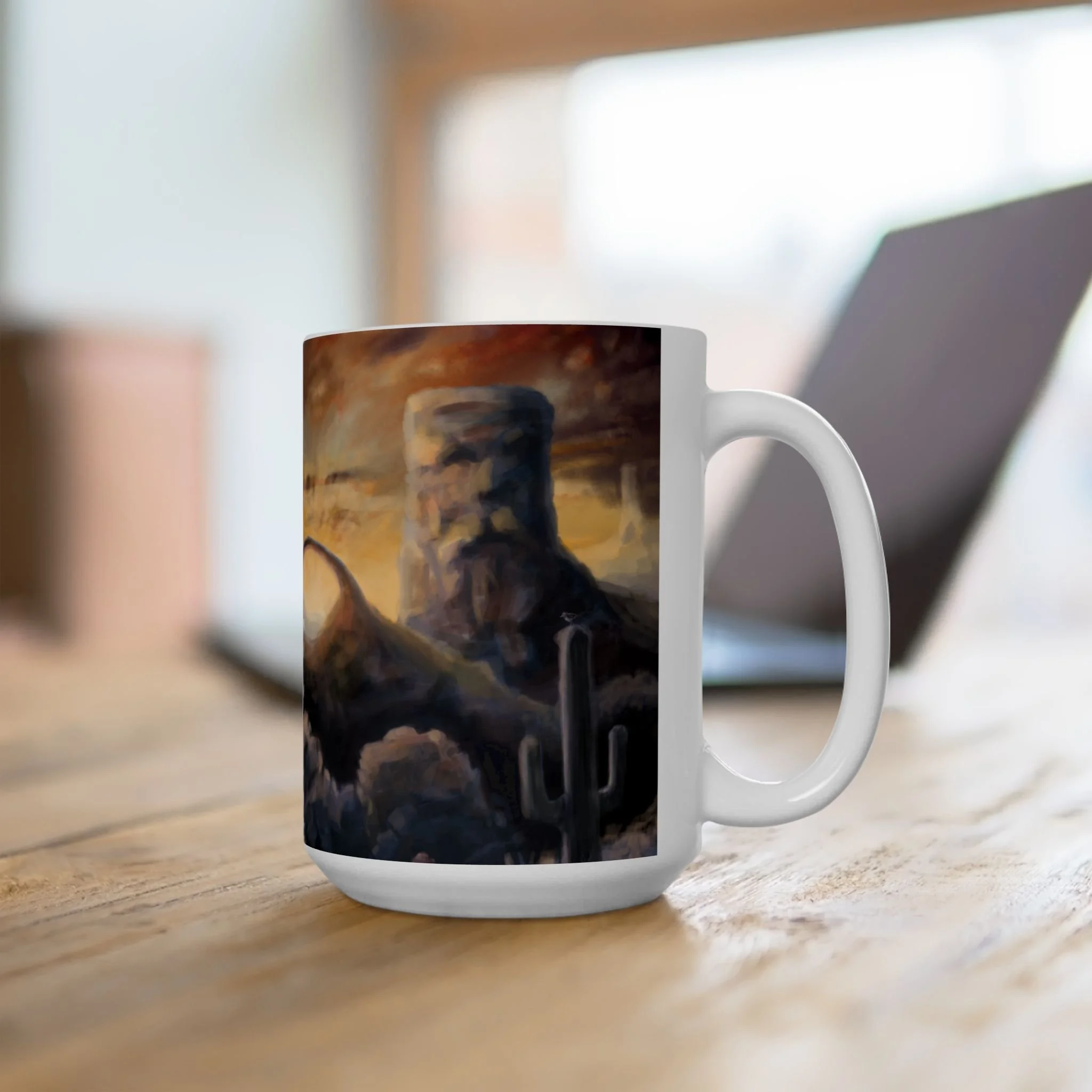 Southwestern Sunset 15oz Mug Office.jpg