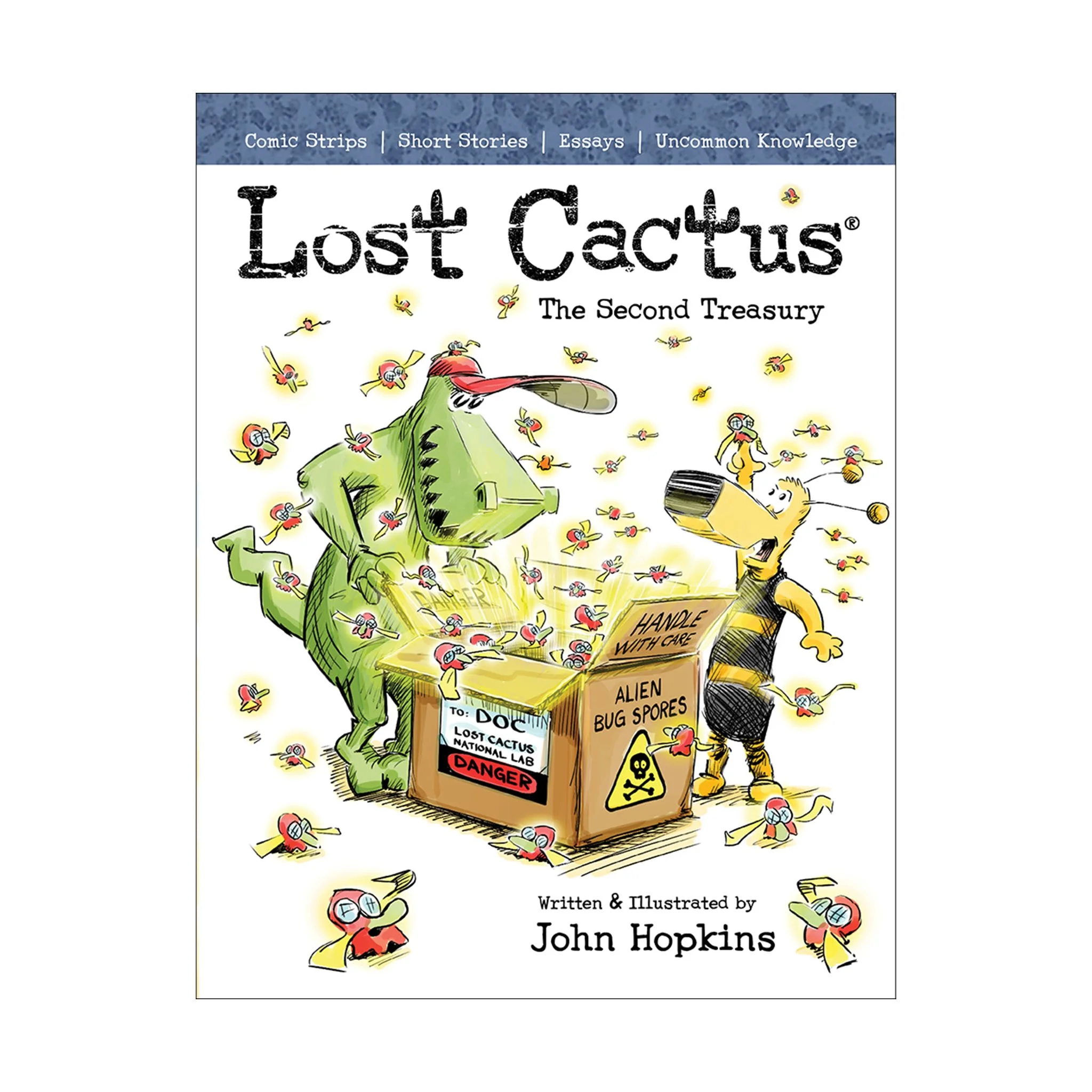 Front cover of Lost Cactus - The Second Treasury, comic strip anthology