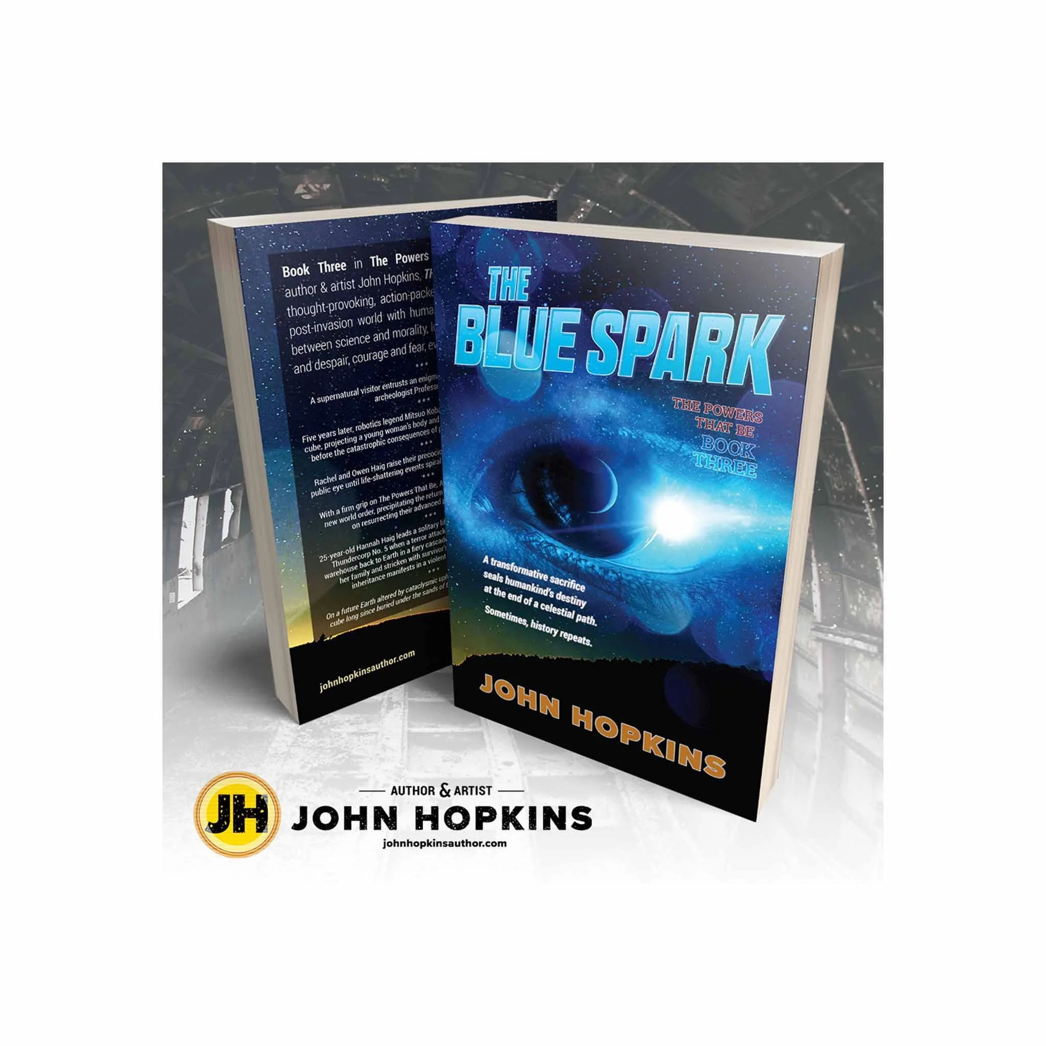 THE BLUE SPARK available in paperback everywhere books are sold