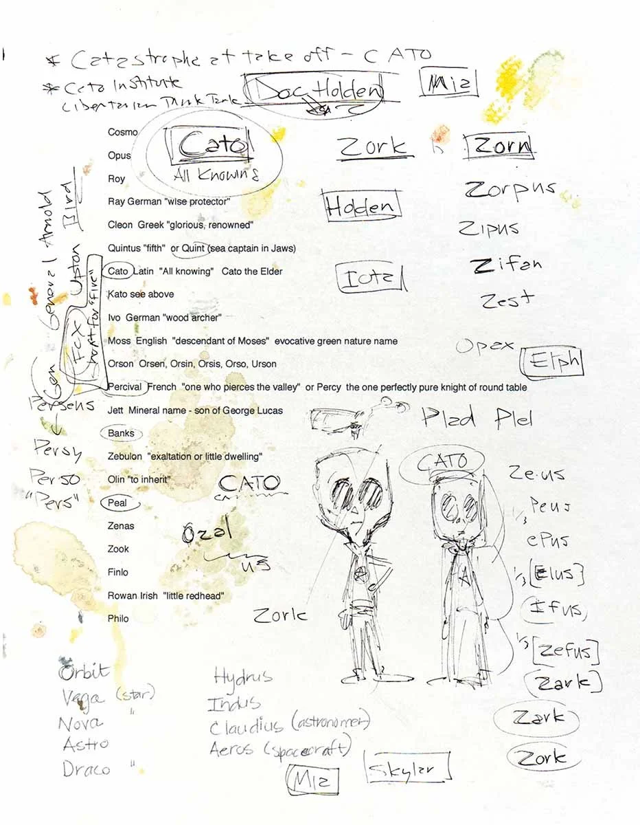 The names list for the little Gray alien who became CATO.