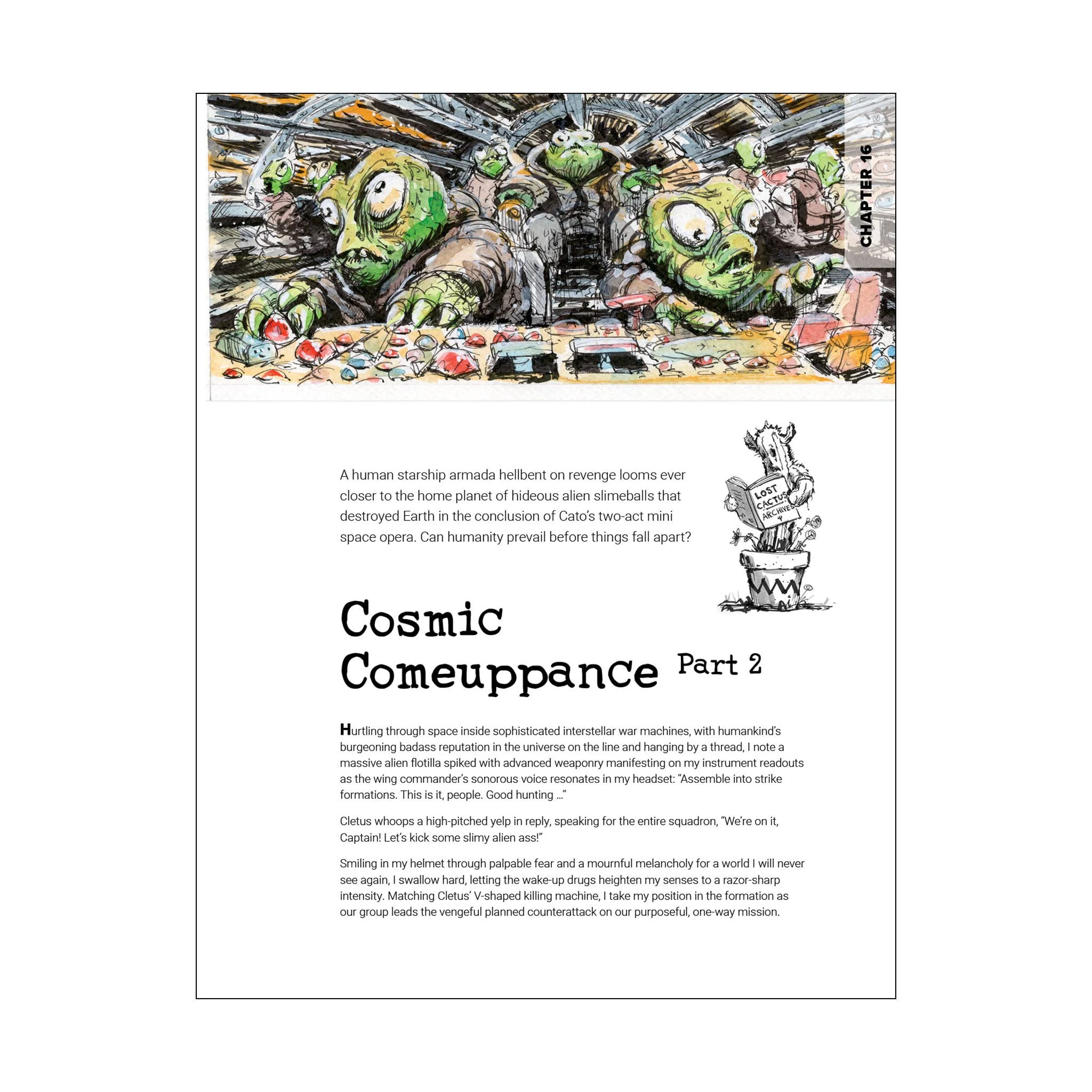 Sample page from Lost Cactus - The First Treasury, New Edition comic strip anthology