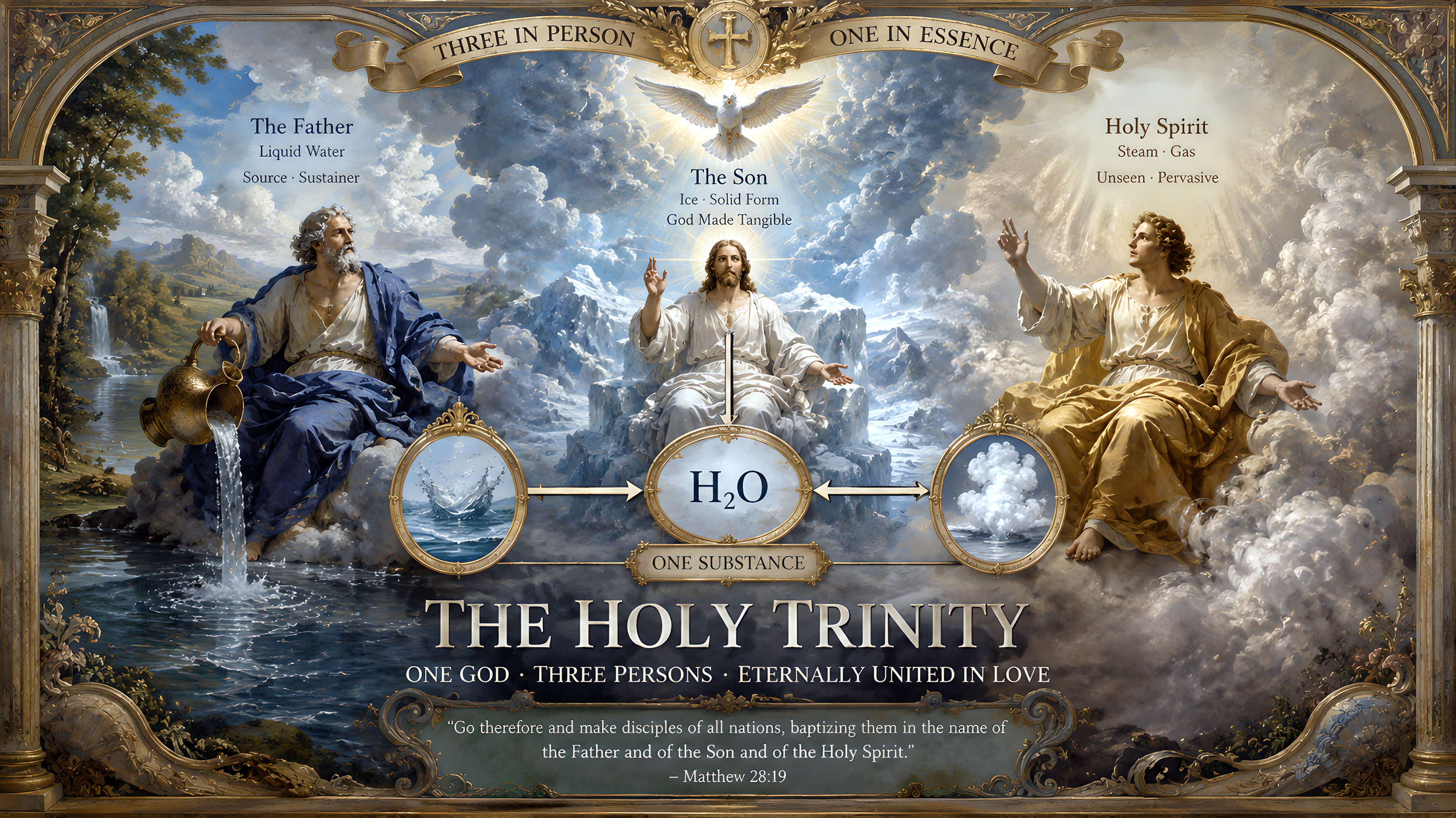 H₂Oh! Understanding the Holy Trinity Through Water