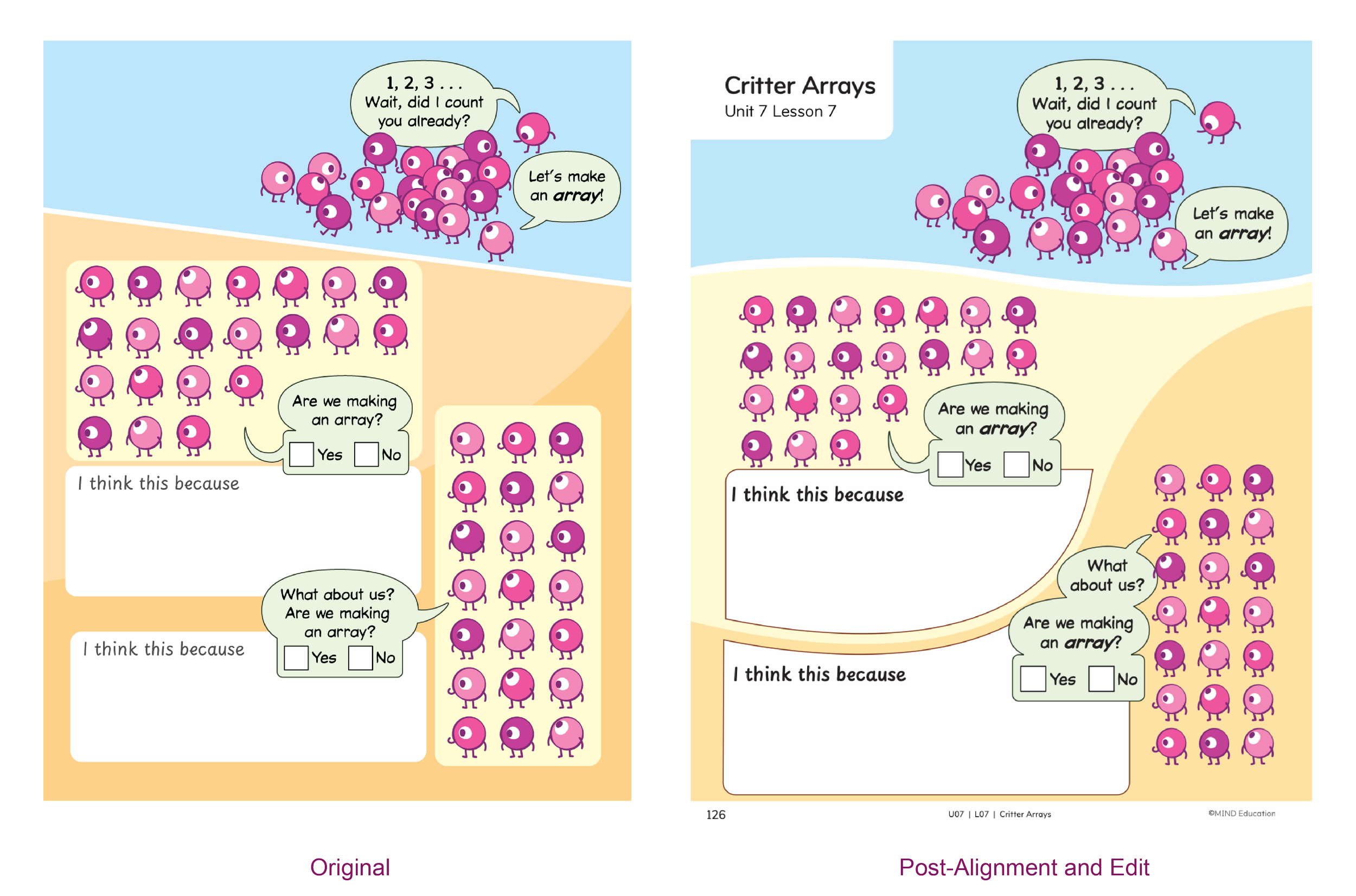 The layout of this page underwent a number of small adjustments to create a more welcoming experience for students. (TL;DR: Edits for vibes!) 