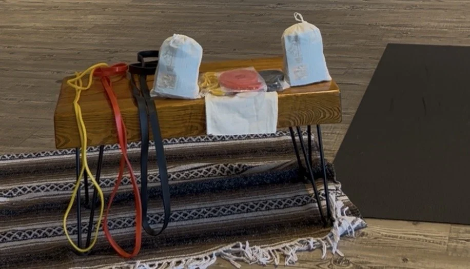 resistance bands display for sale