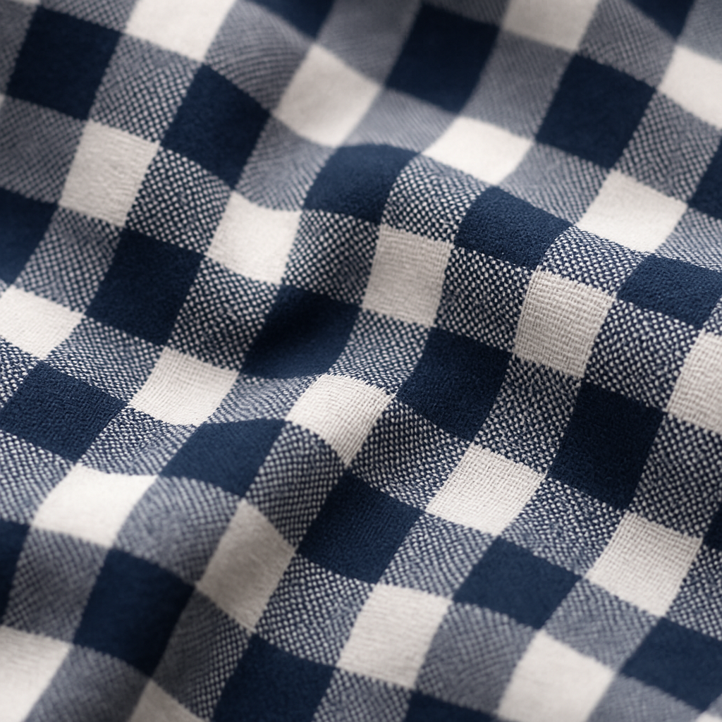 Navy Blue and White Checkers