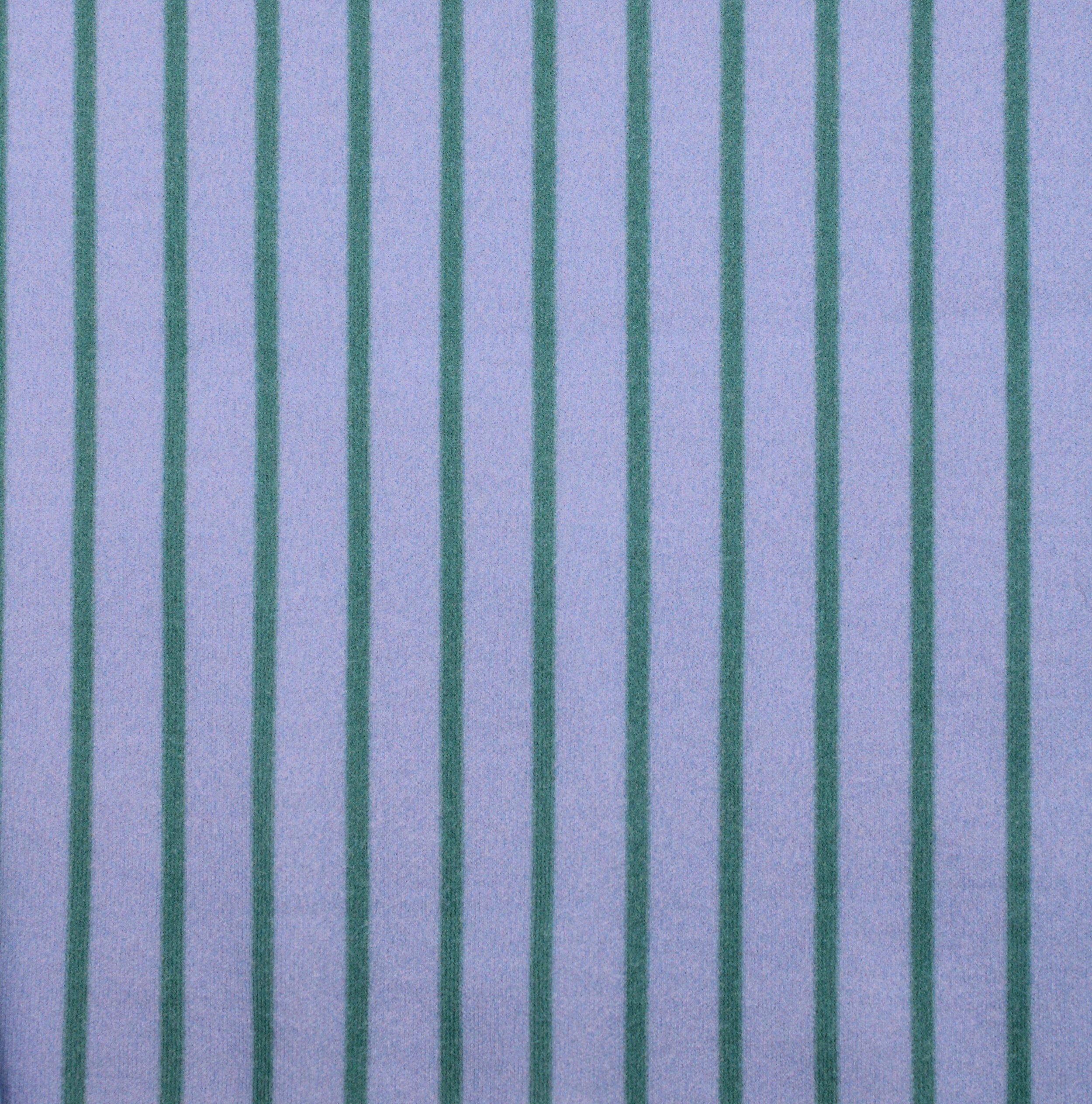 Double-Wide Blue and Green Stripes