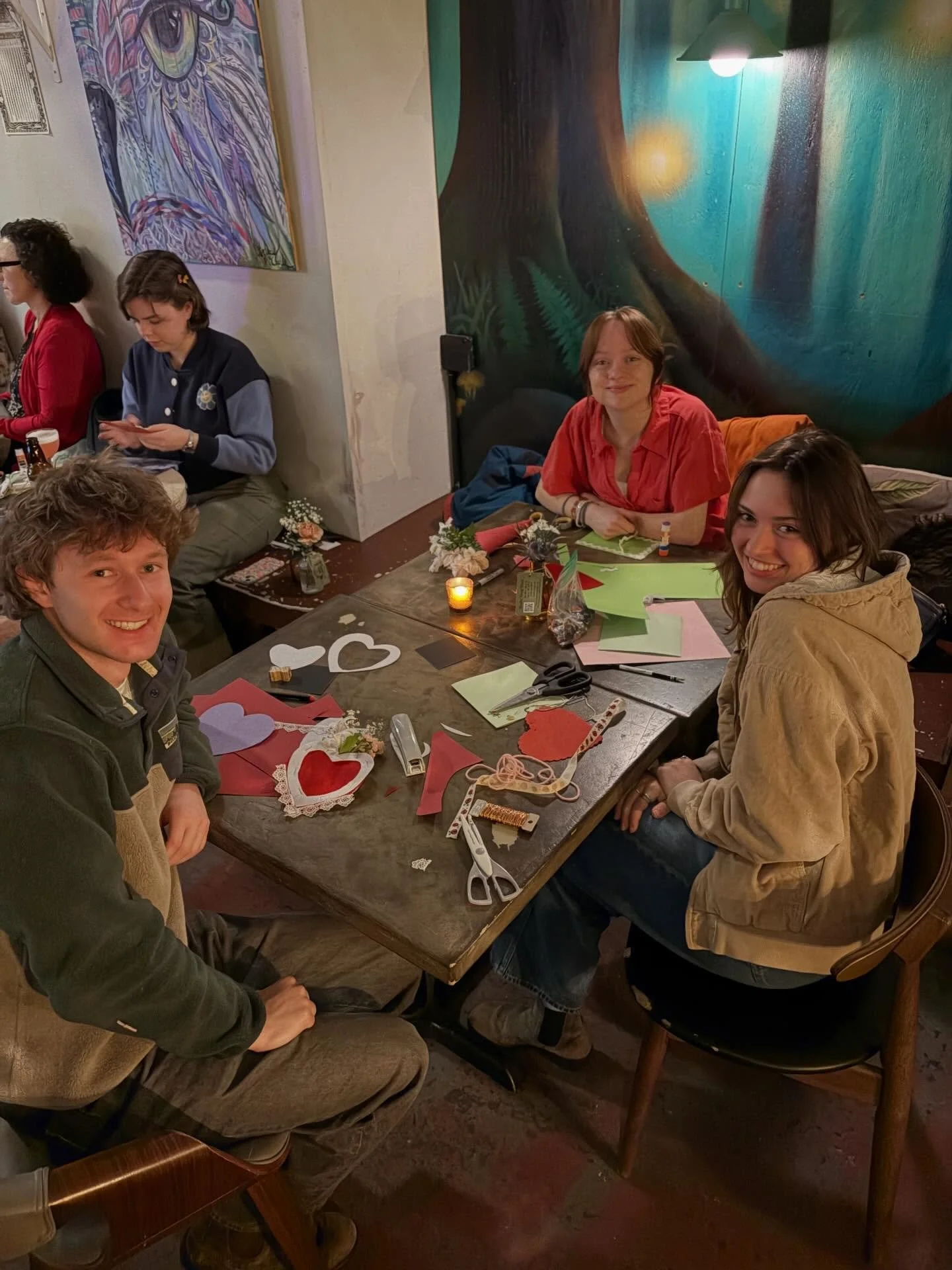 We definitely felt the love tonight at our Craft a Valentine event!!