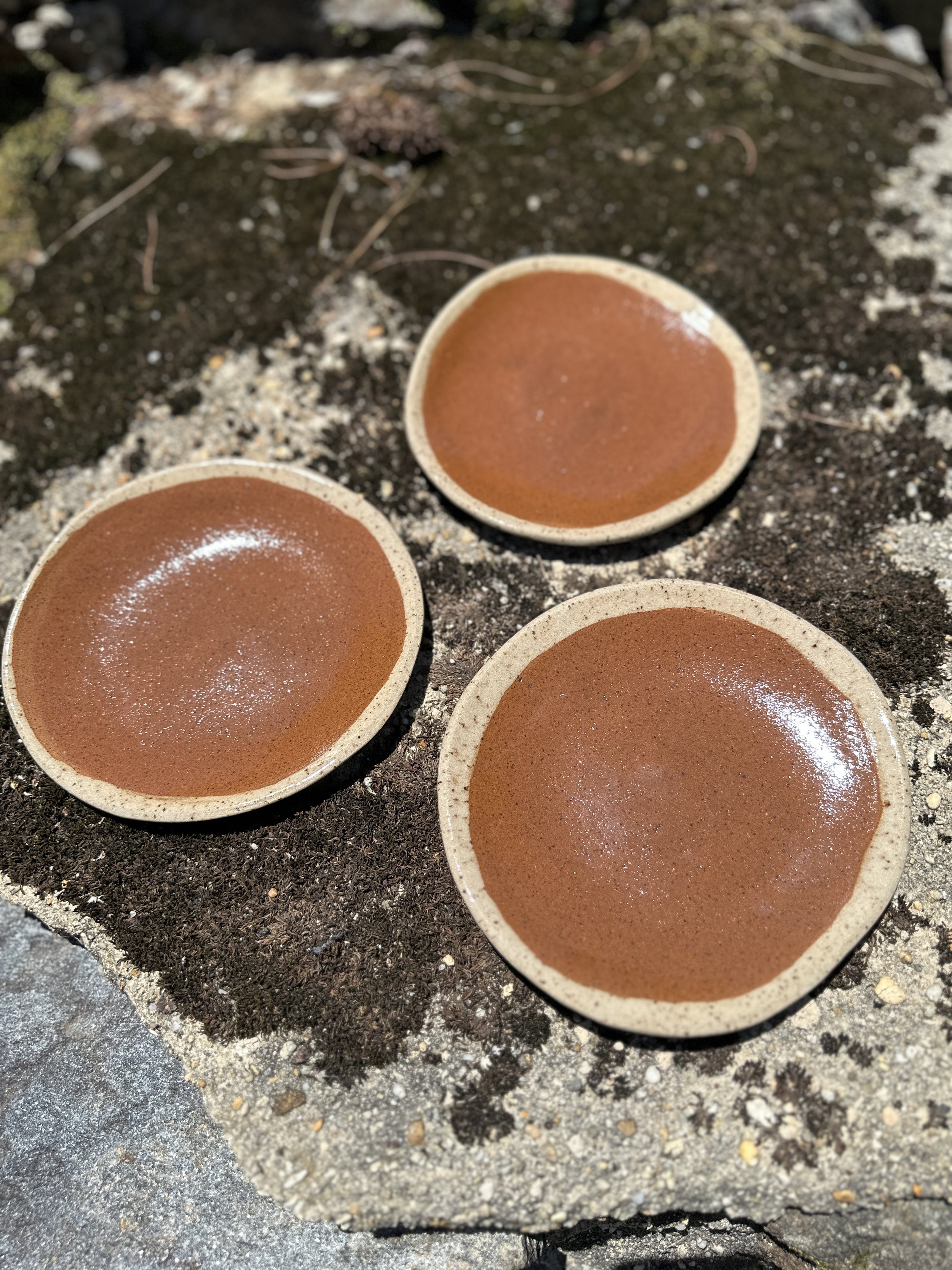 Earthen Glaze Ceramic Plates