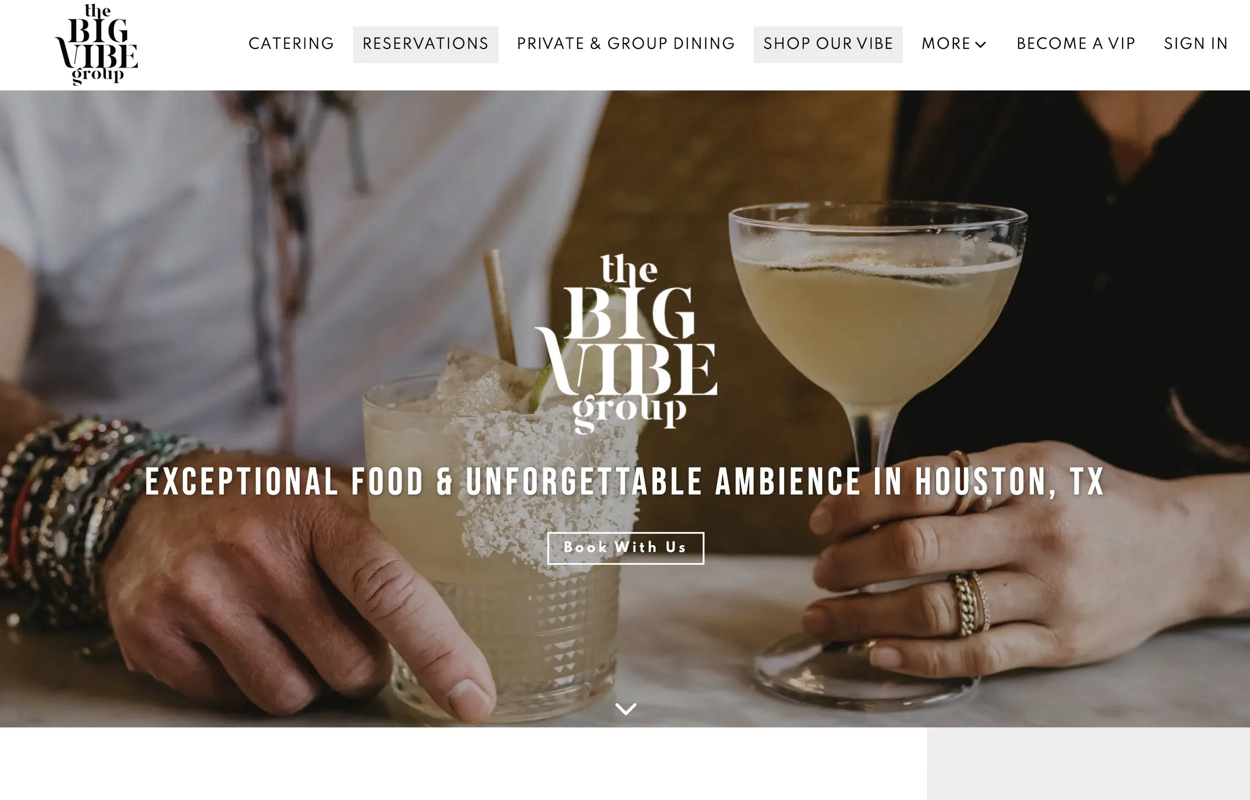 The Big Vibe Group Custom Website