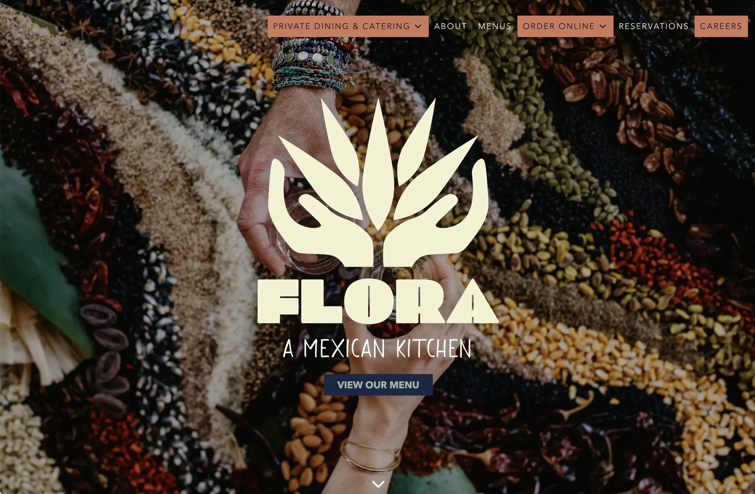 Flora Custom Website
